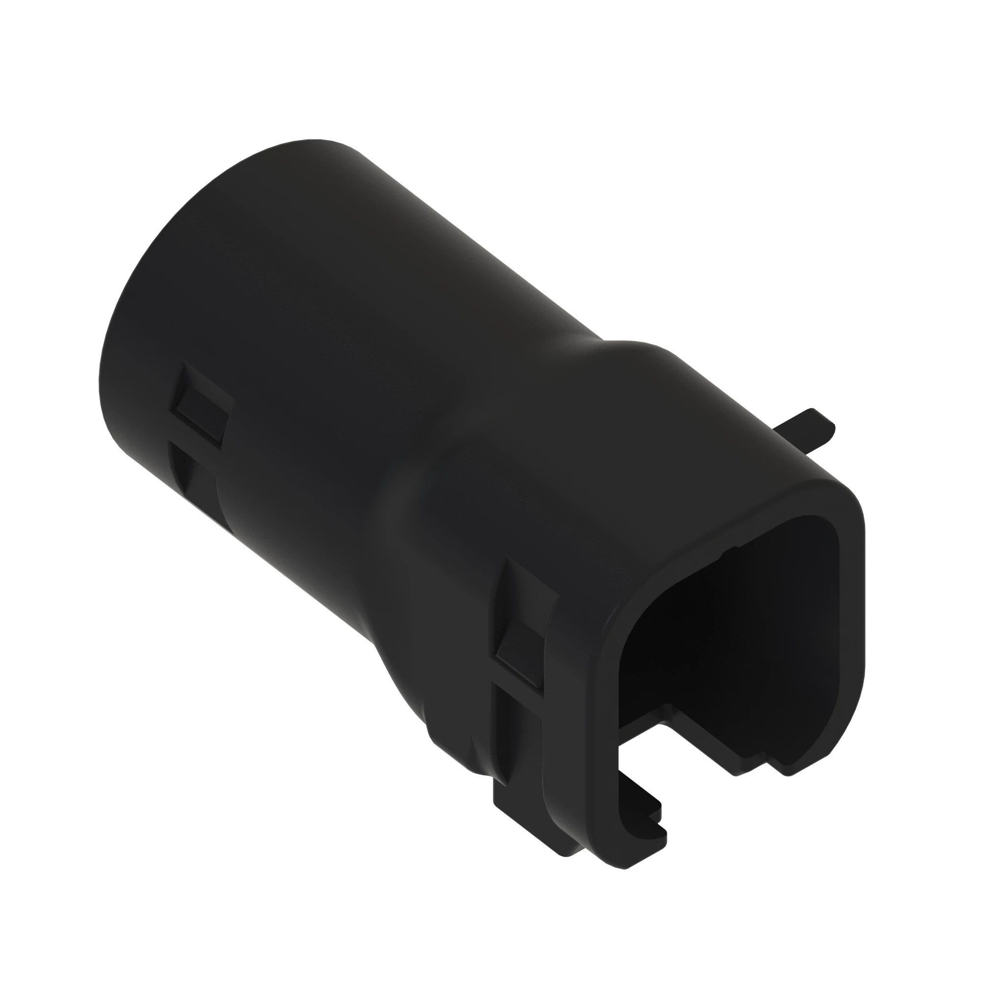 ACCY DEUTSCH DTM BCKSHELL BLK PLSTC