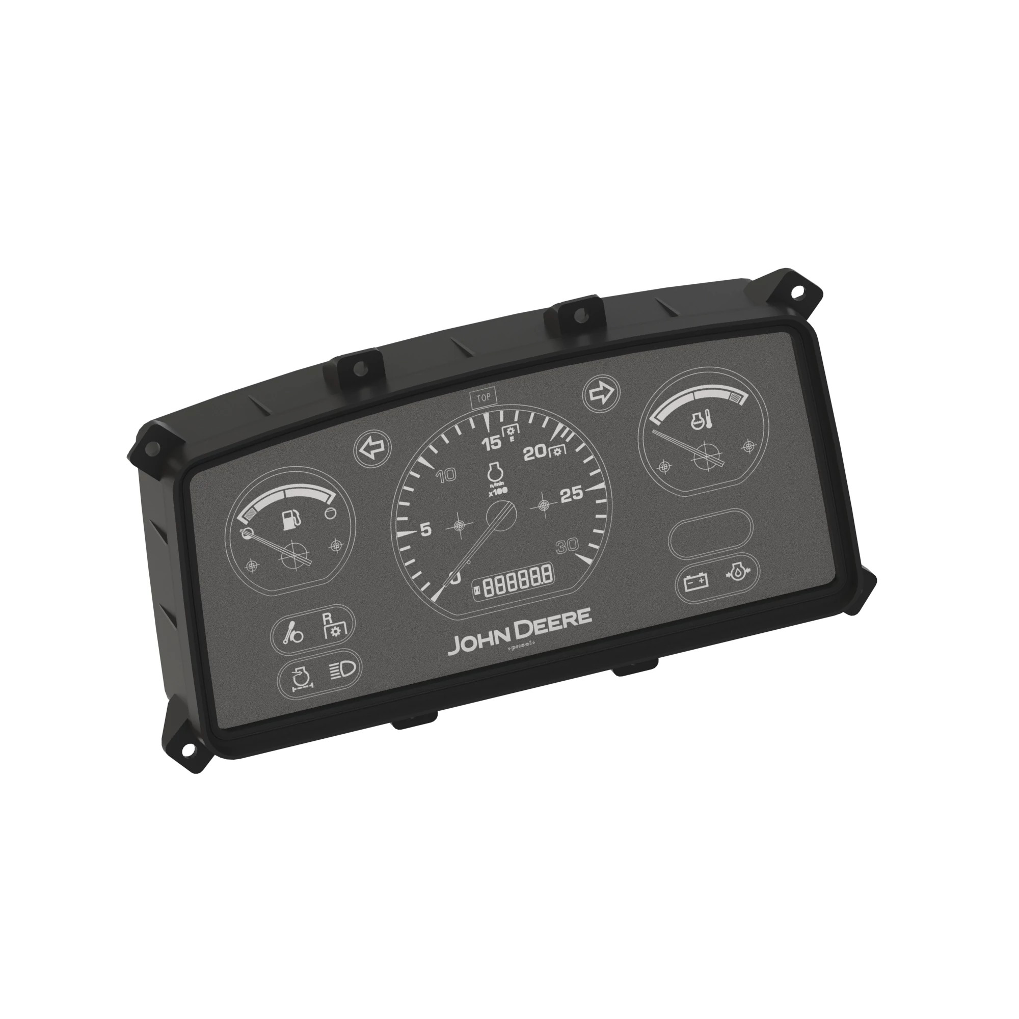 INSTRUMENT CLUSTER, 5D BELOW 50HP F