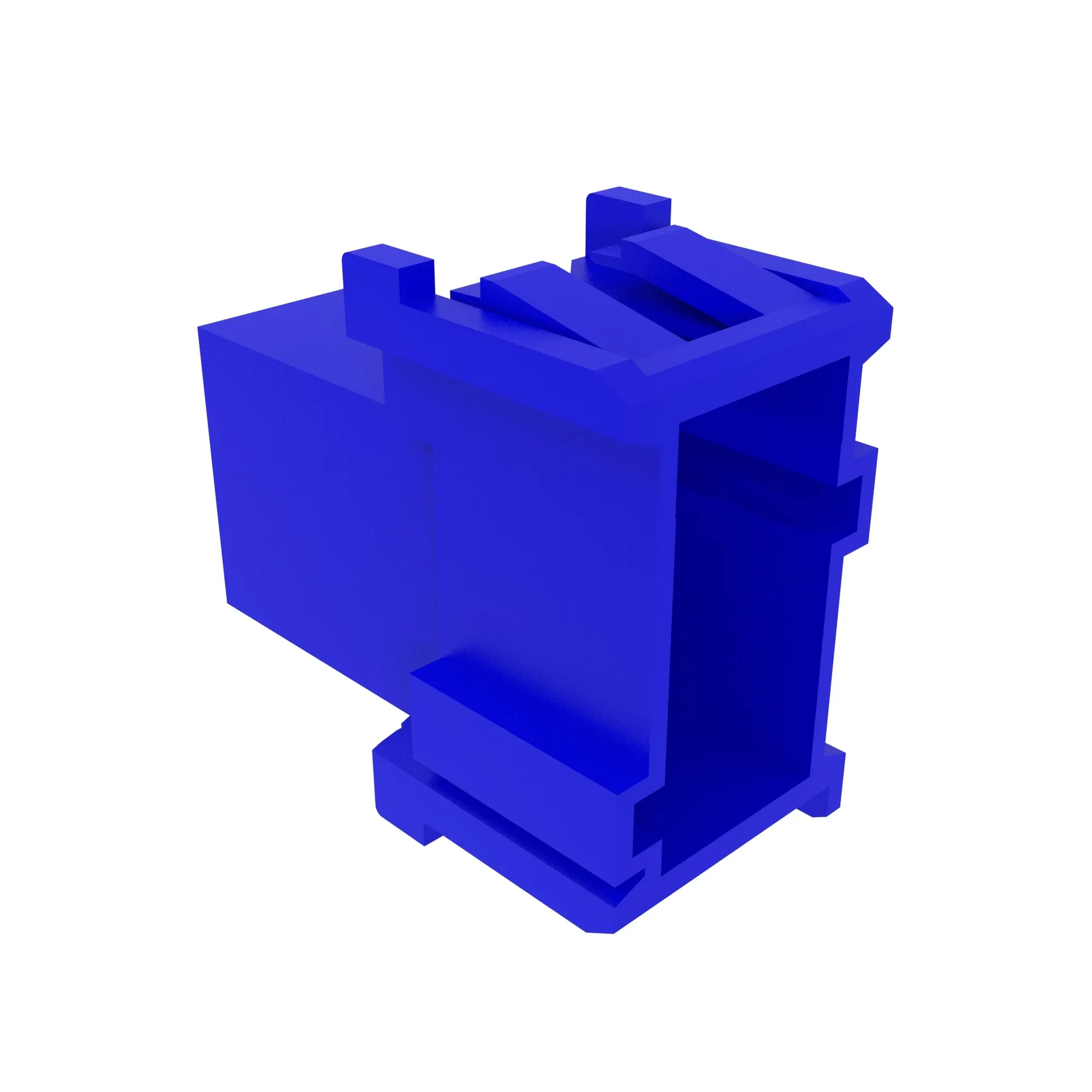 John Deere Blue Electrical Connector Housing, Cavities 6 - 57M14710