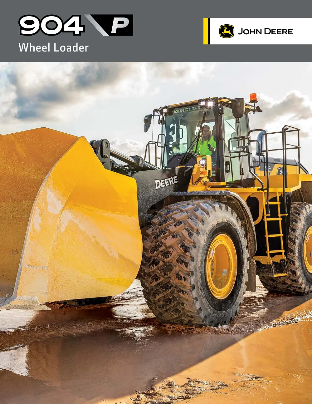 904 P-Tier Large Wheel Loader Brochure cover