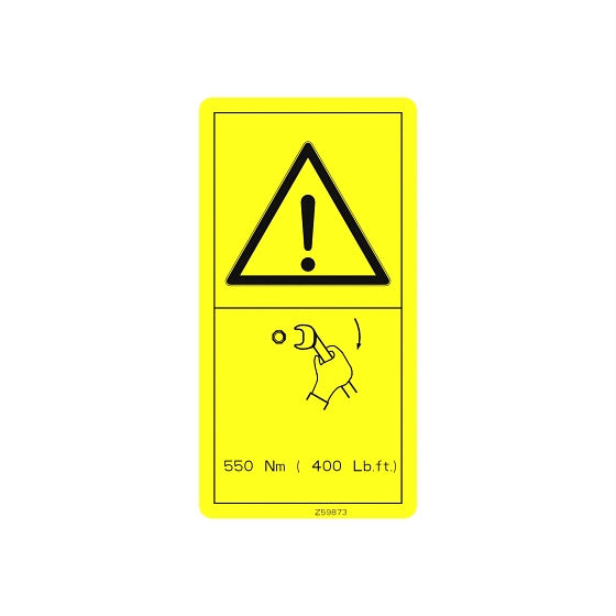 John Deere Safety Decal - Z59873