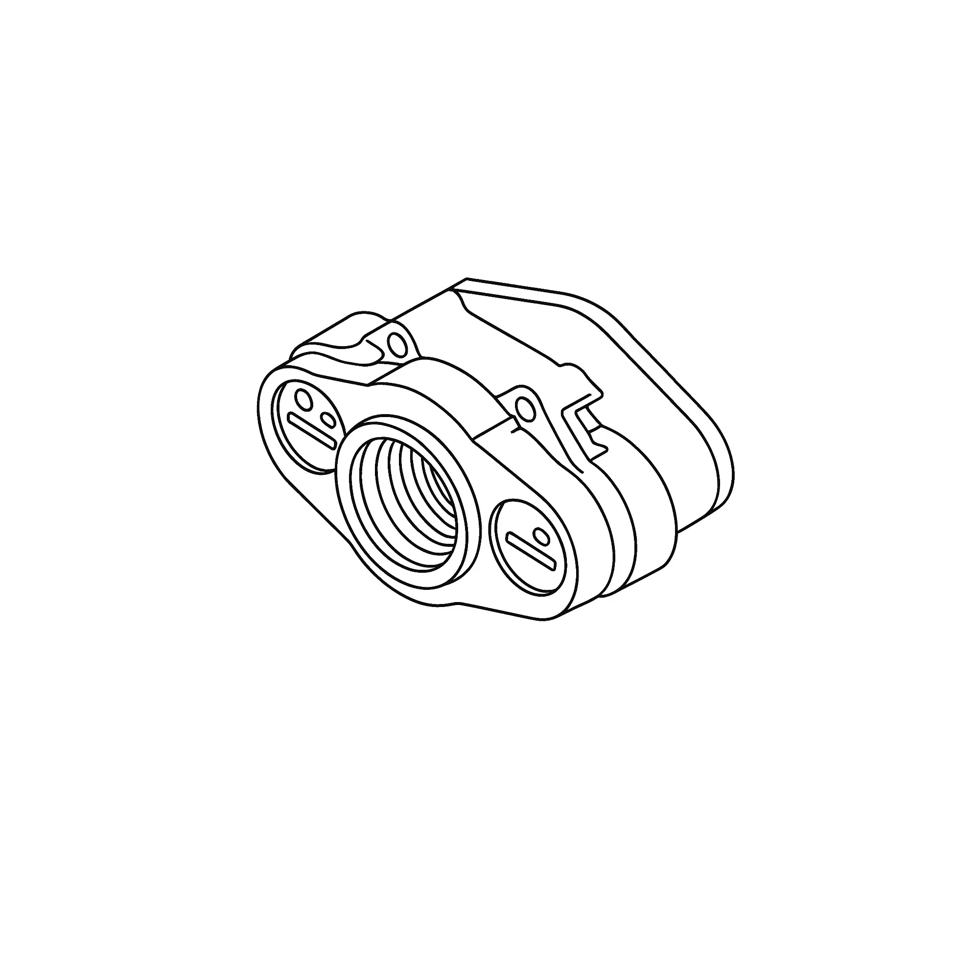 John Deere Right Side Disk Brake Caliper Assembly - AW26457