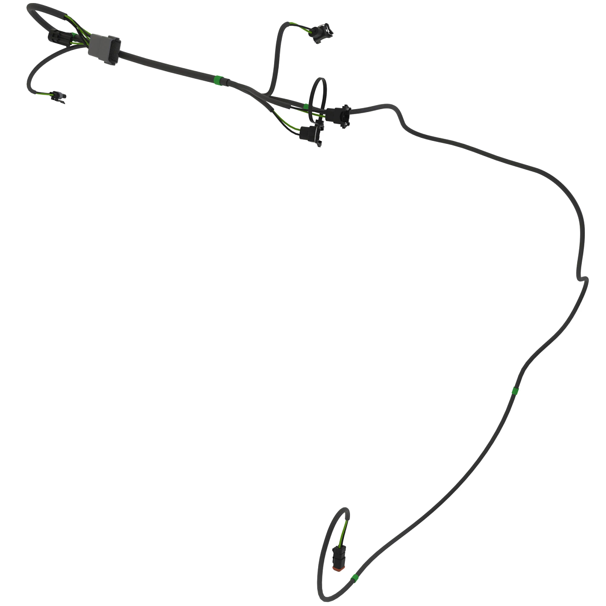 John Deere Multifunctional Controller Field Kit Wiring Harness - AT443439