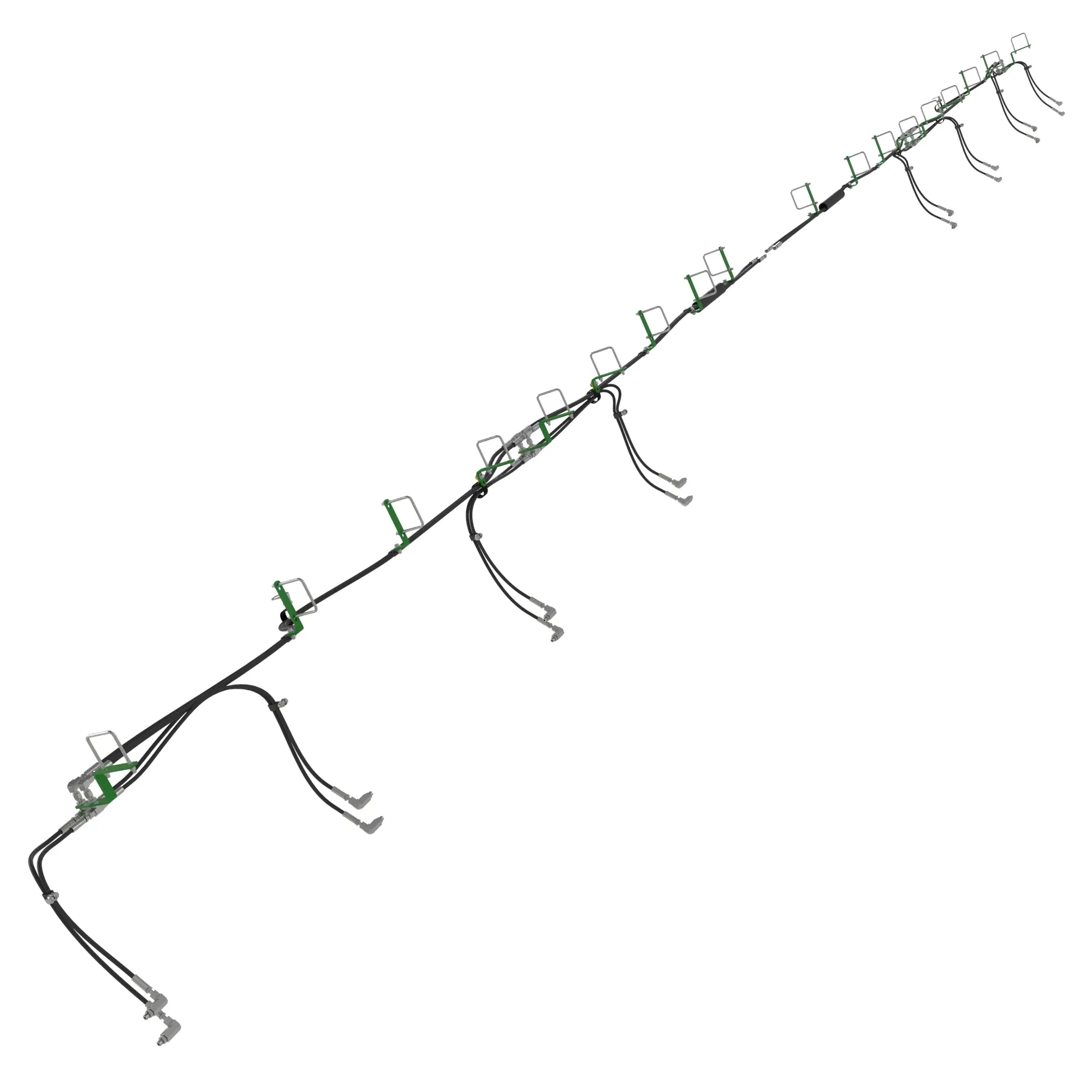 John Deere Wing Rolling Basket Hydraulic Hose Attachment - BKK11010