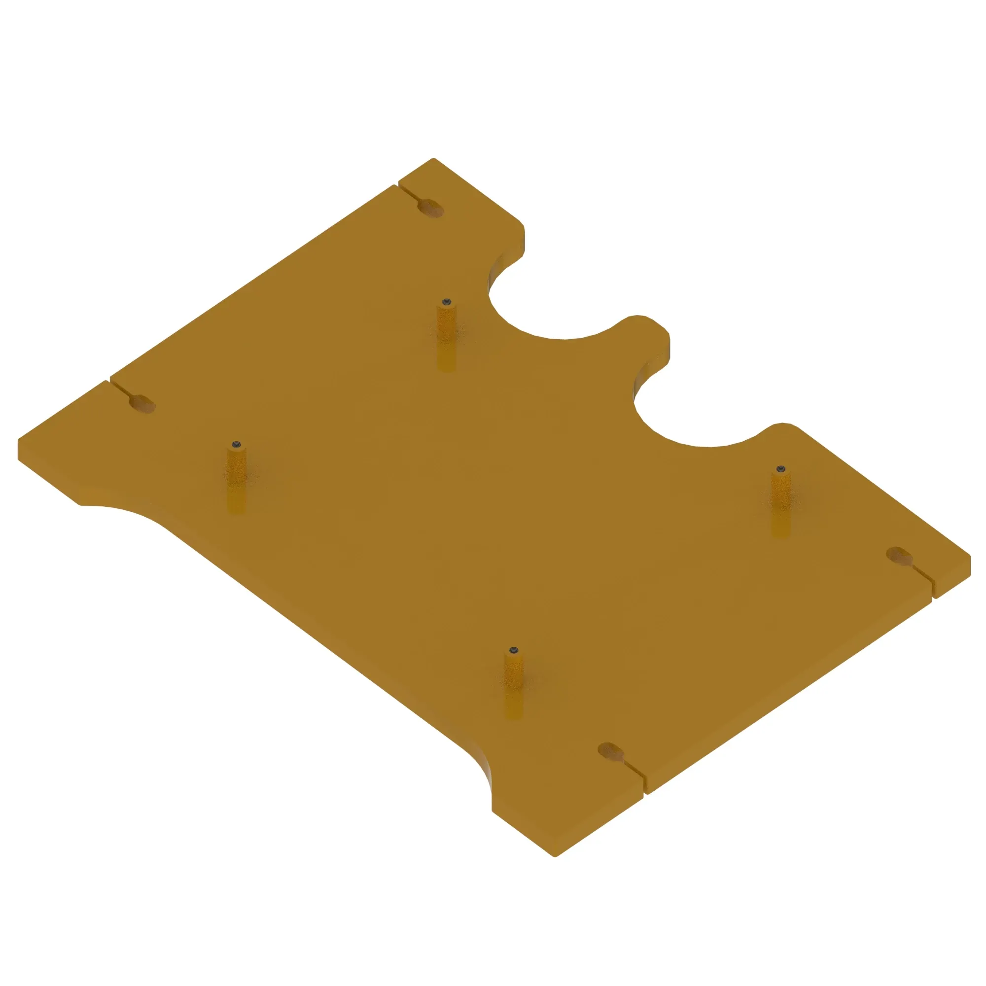 John Deere Weldment Bottom Guard - AT342397