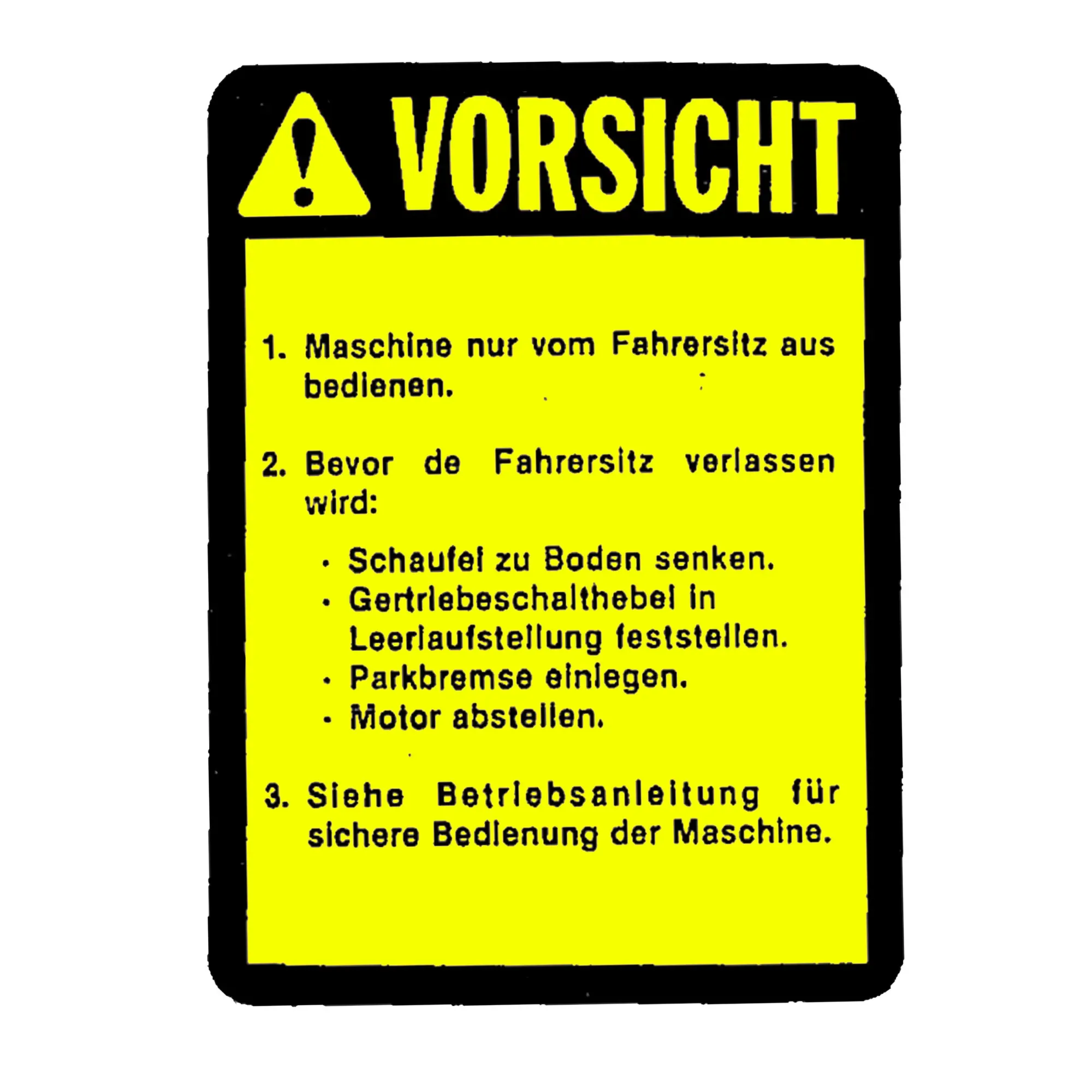 Safety Sign