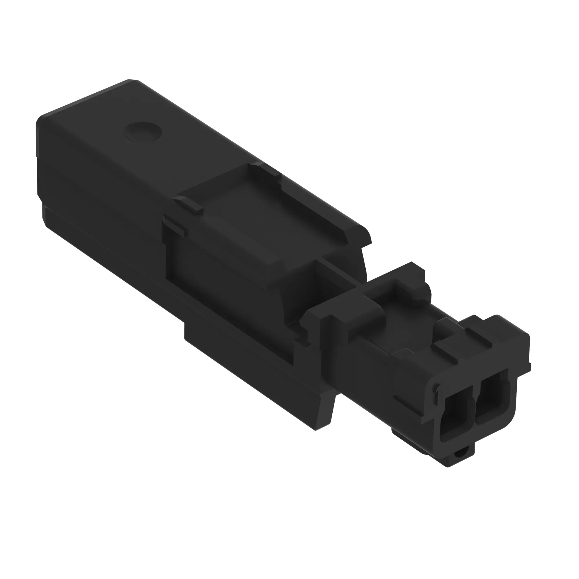 CONN TYCO MATENET 2W MS BLK PLSTC