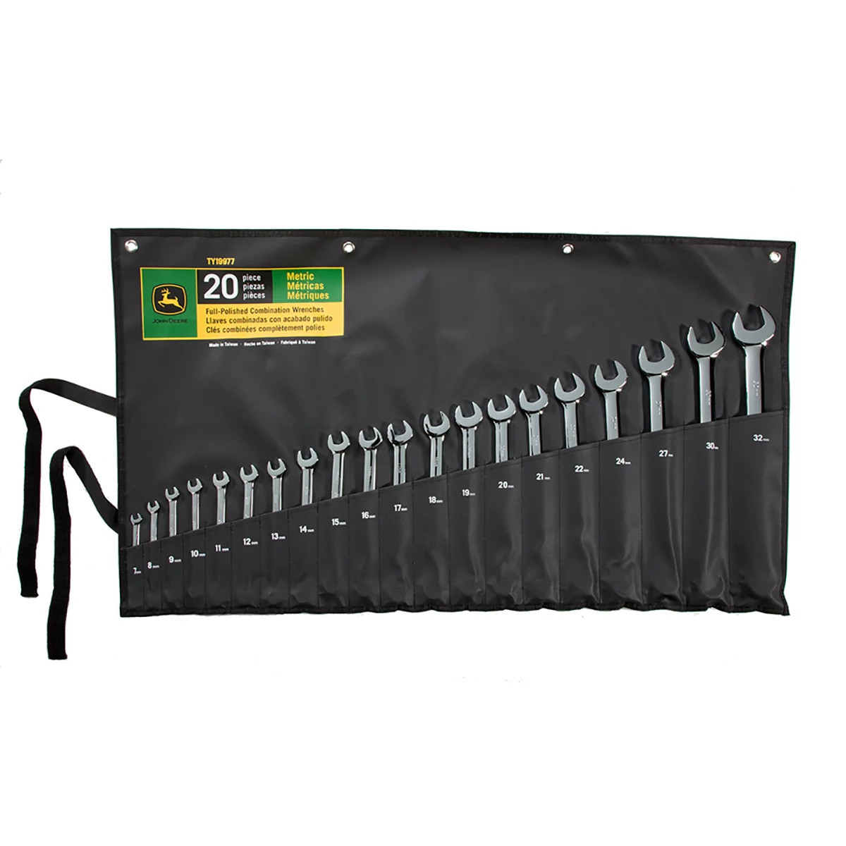 "20-pc Metric Full-Polished Combination Wrench Set"