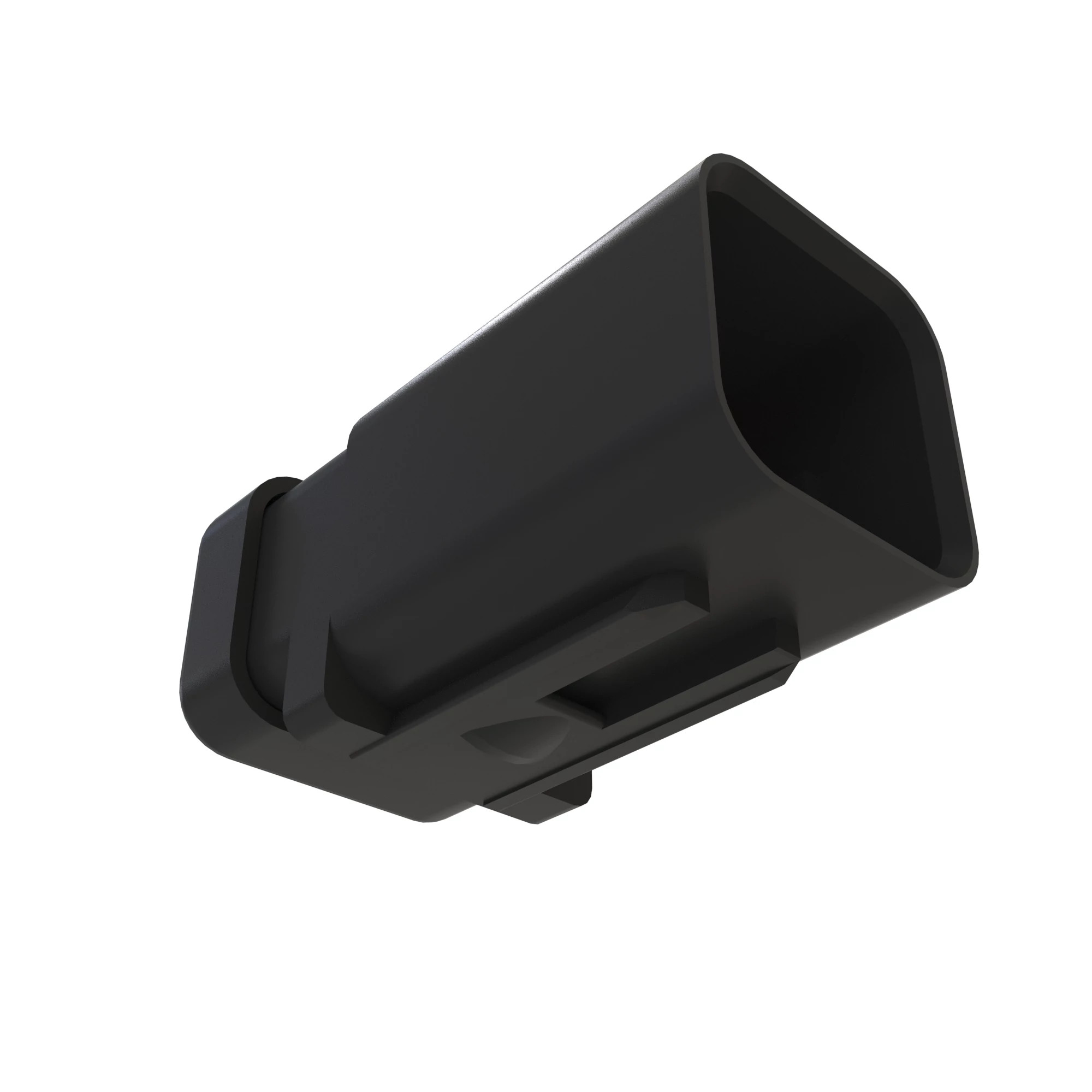 John Deere Red Electrical Connector Housing, 6 Cavities - 57M9753