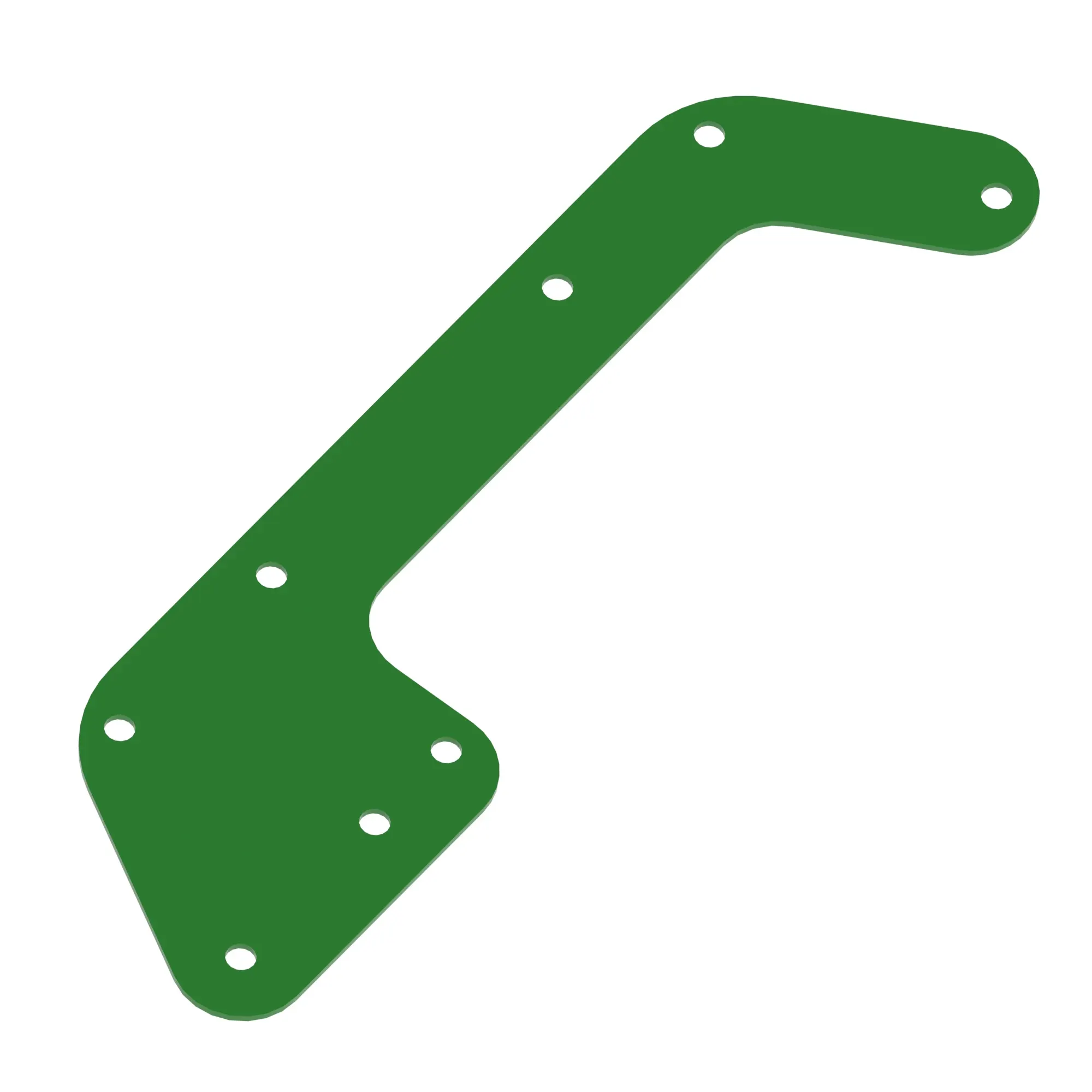 John Deere Main Frame Top Shield Bracket - KK19654