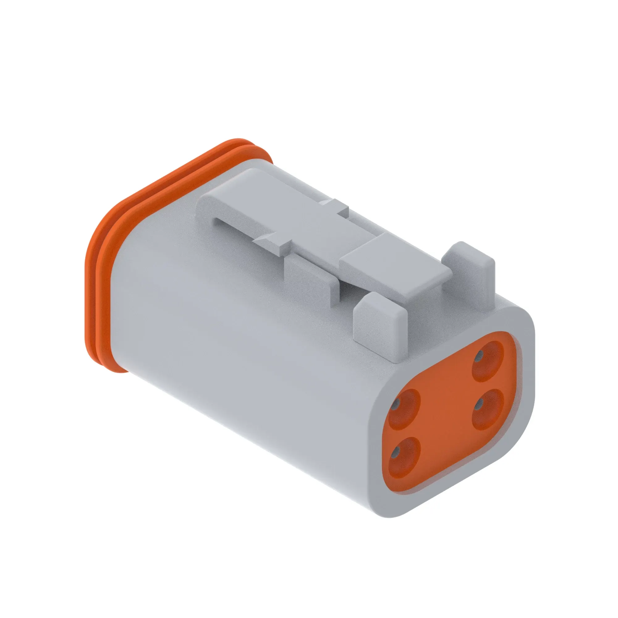 John Deere Gray Internal Electrical Connector Terminal, 4 Cavities - 57M7535