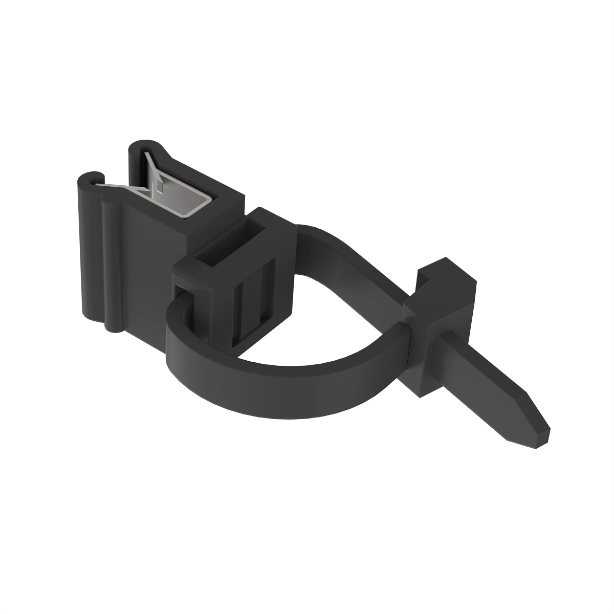 HELLERMANN CLIP PERP BLK PLSTC