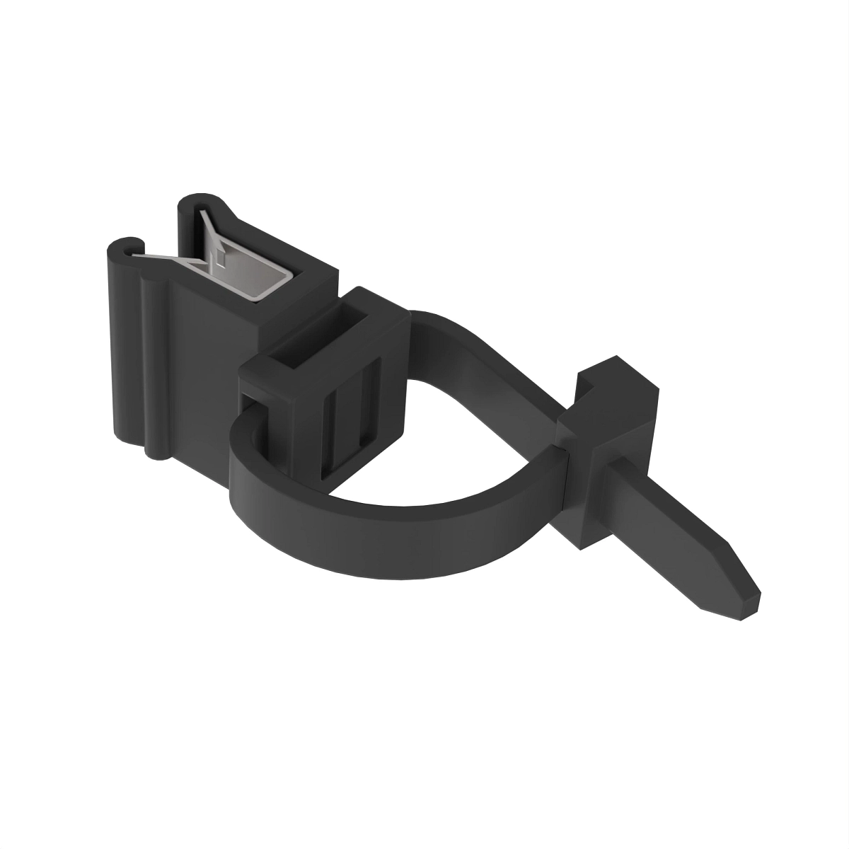 Hellermann Clip Perp Blk Plstc