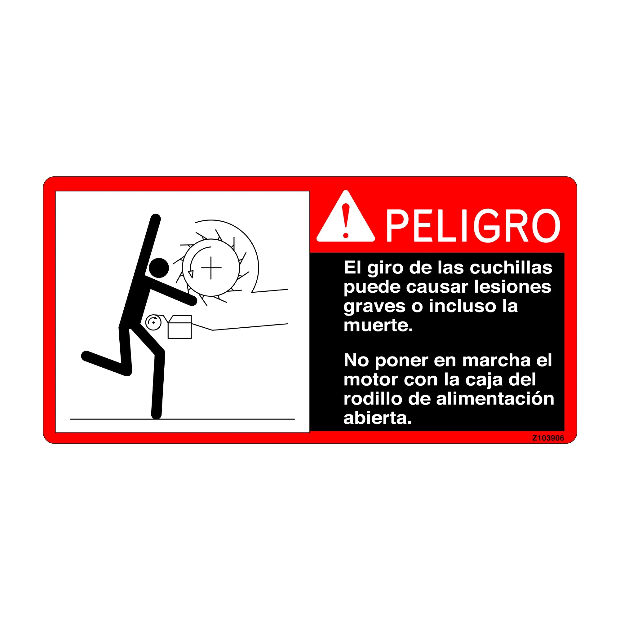 John Deere Safety Sign, Label - Z103906