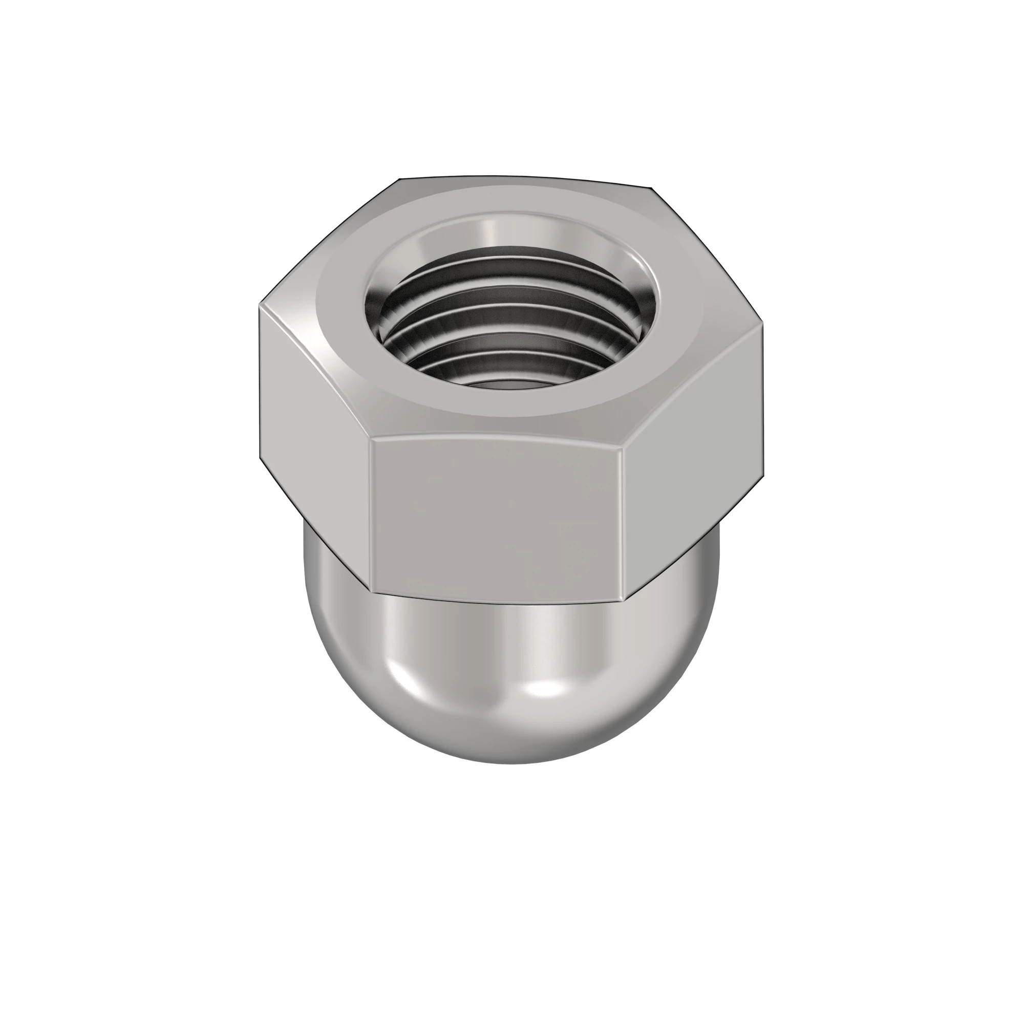 NUT, METRIC, HEX CROWN