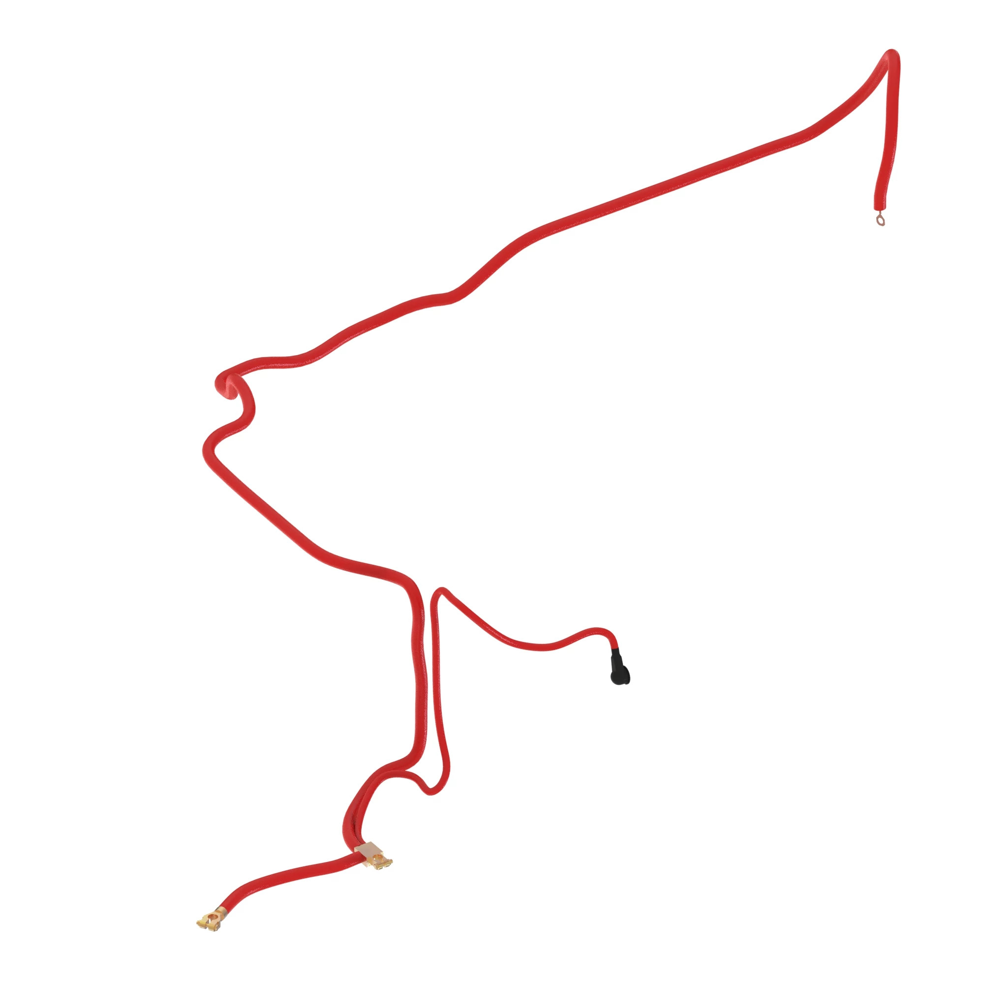 John Deere Positive Battery Cable, Length 3911.6 mm - AN372062