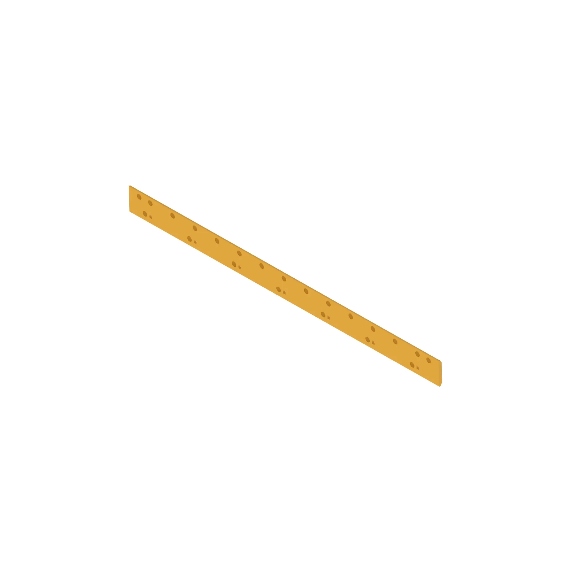 PERF BLADE ADAPTER EDGE, 5/8" HOLES, 7' LONG
