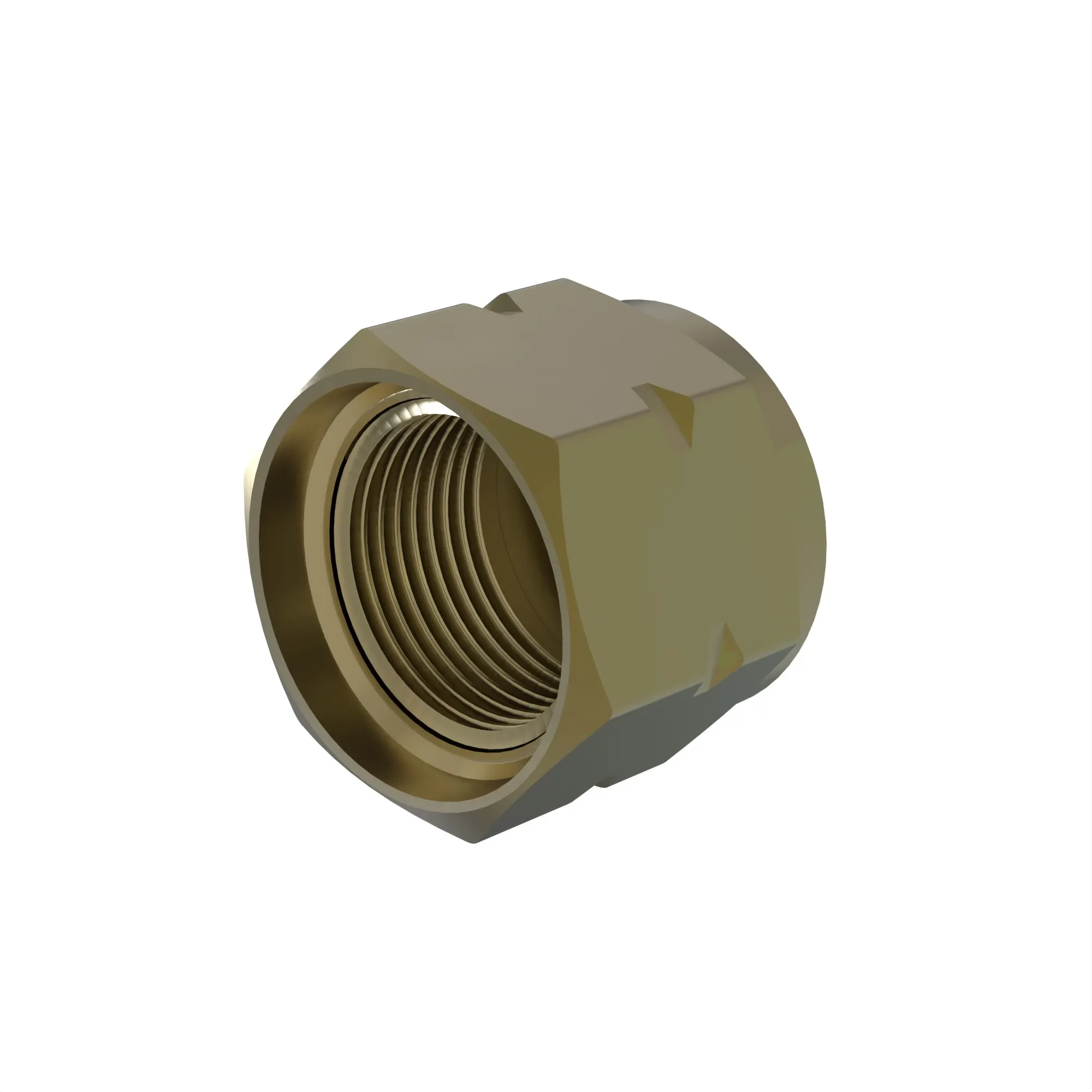 John Deere Tube Nut, 1/4" - R51937