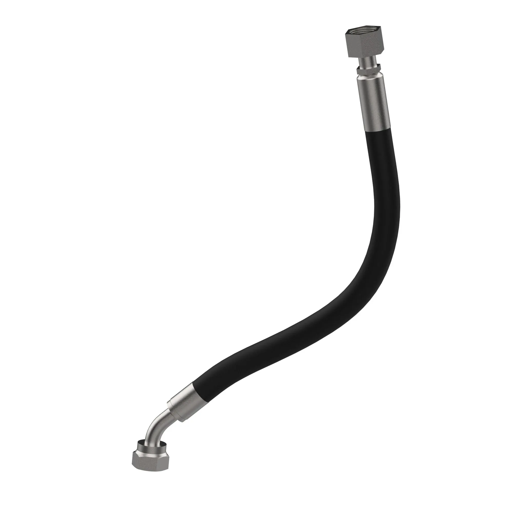 John Deere Front Feed Roller Motor Hose - AXT17909