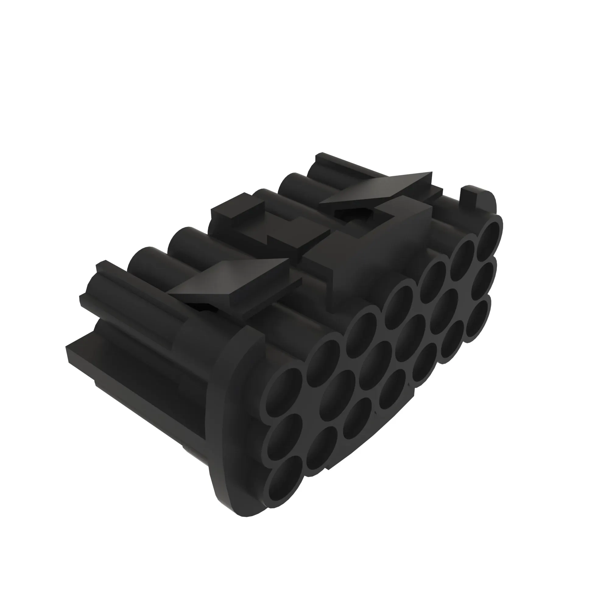 CONN TYCO MNLOK 20W F BLK PLSTC