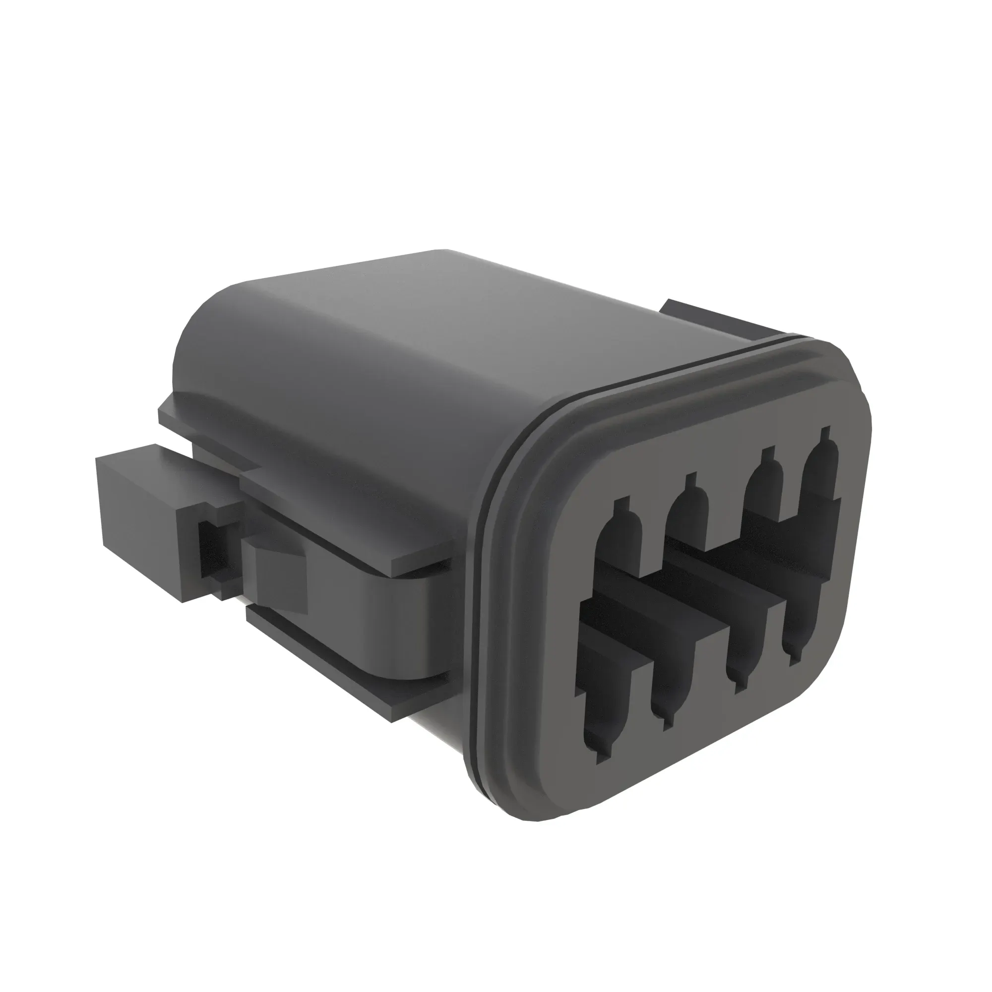 Deutsch Dt 8W Male Sld Blk Plstc