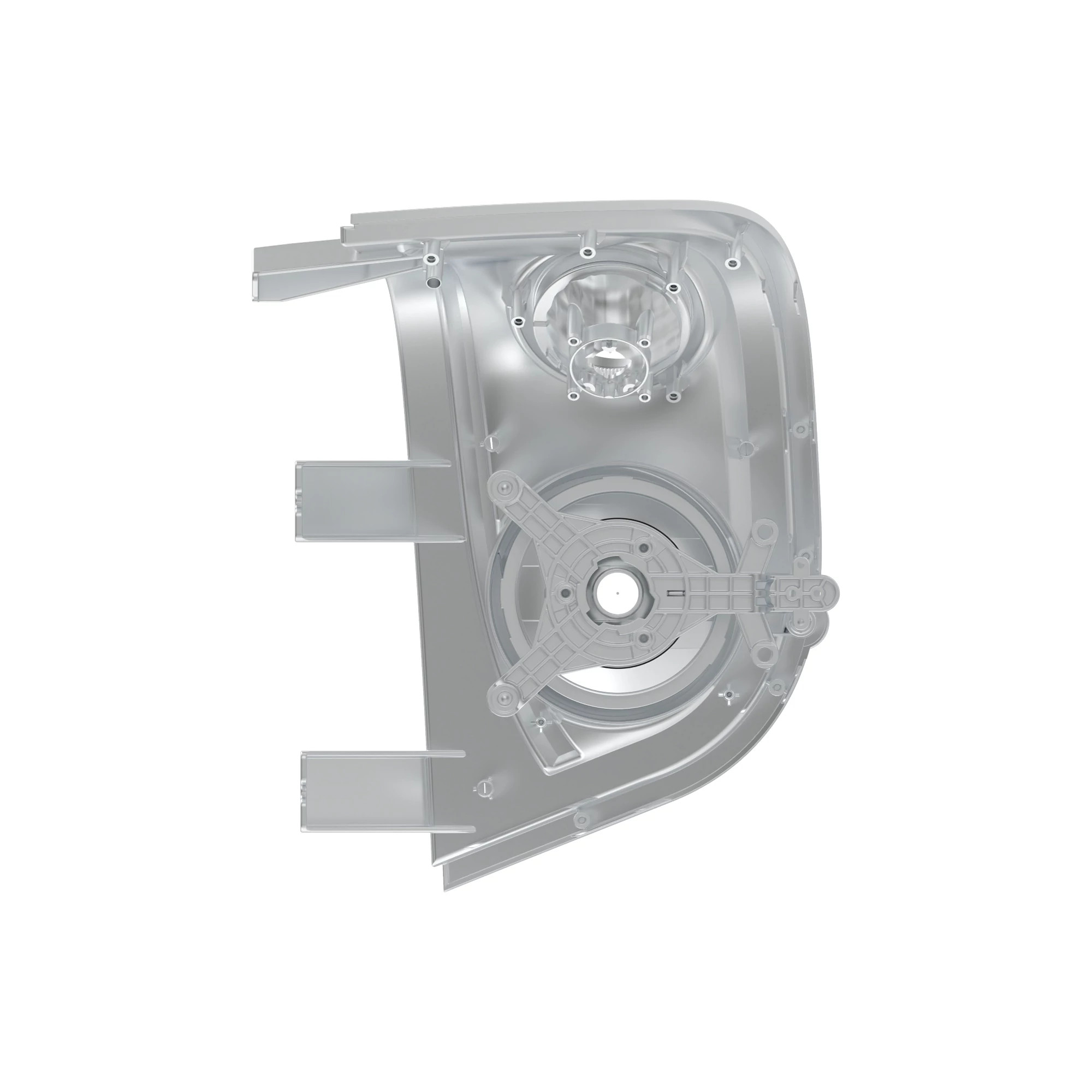 BEZEL, WITH GLASSLENS AND SCREW LH