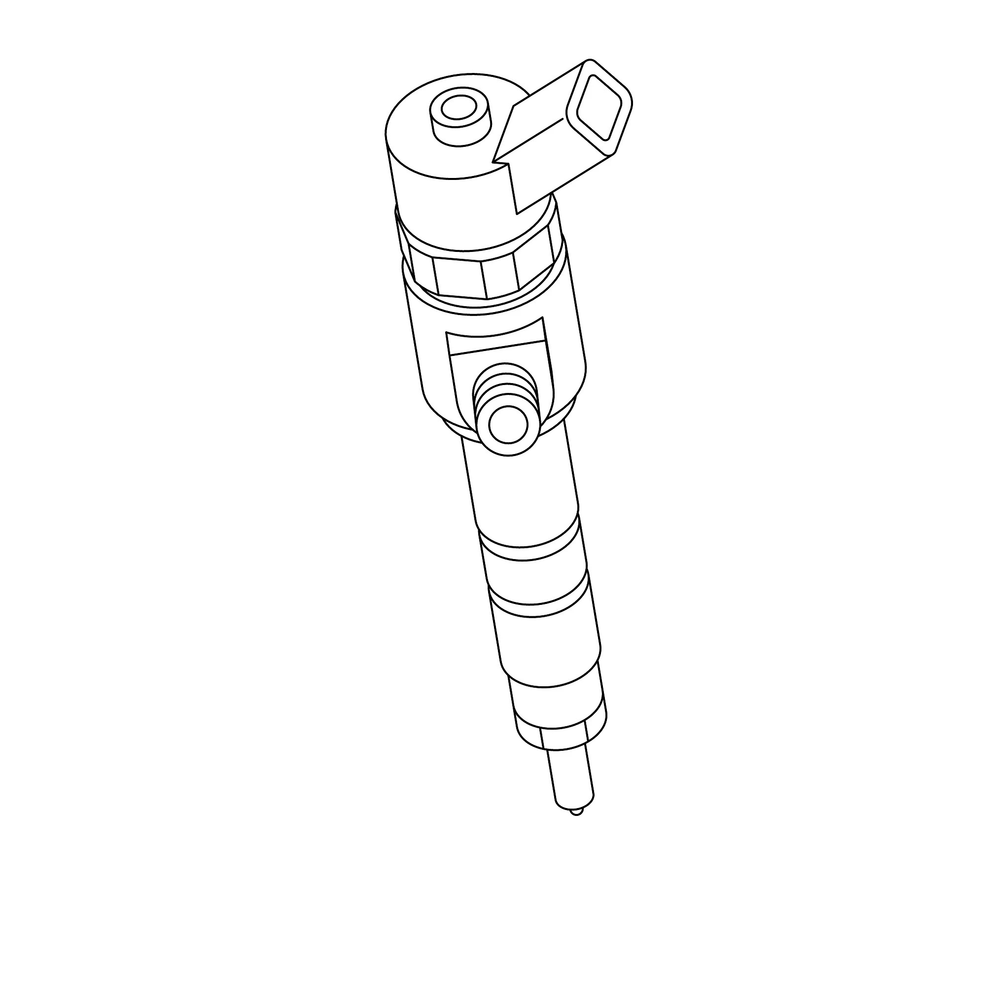 John Deere Fuel Injection Nozzle, Common Rail - MIU802771