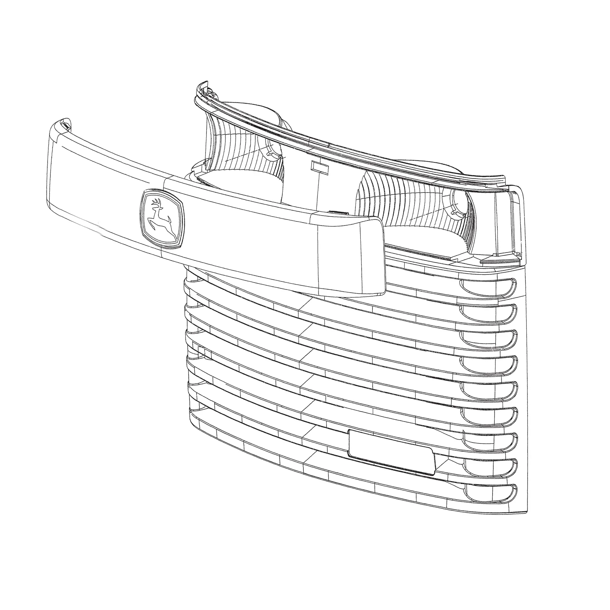 John Deere Front Grille Kit - LVA800183