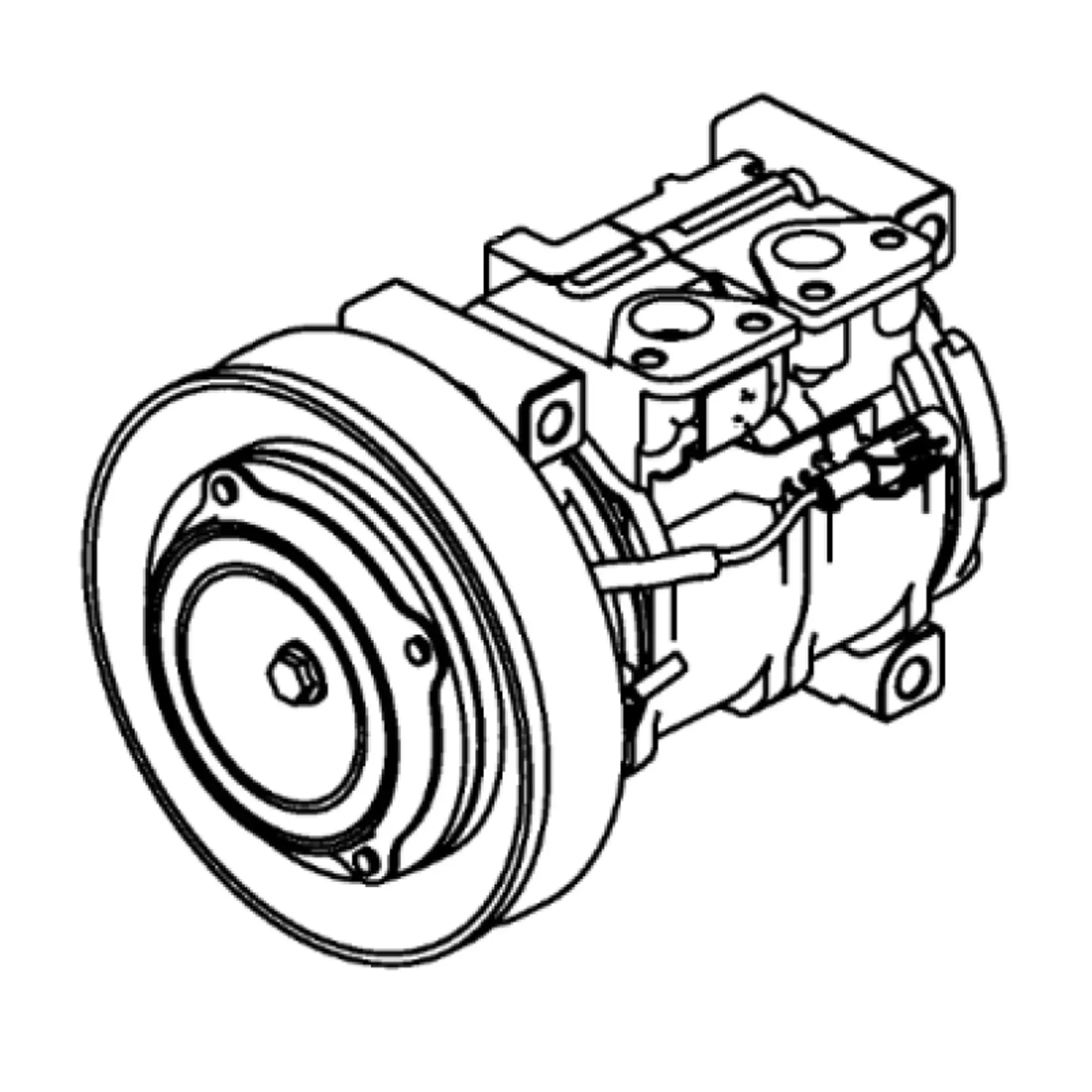 John Deere Air Conditioner Compressor - 4728531