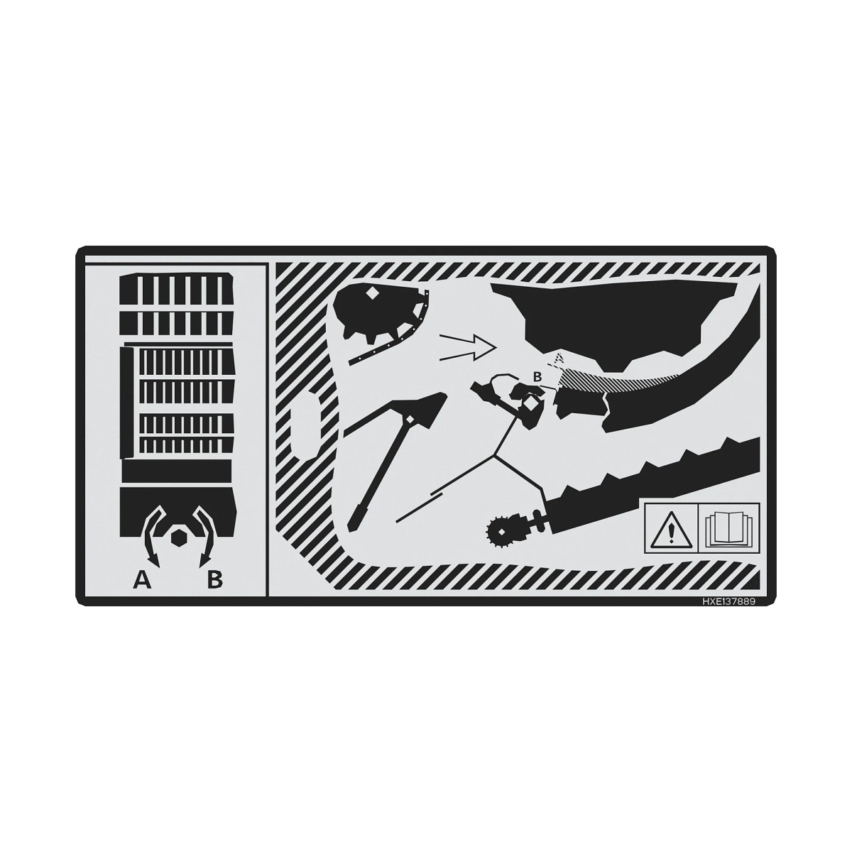 John Deere Label - HXE137889