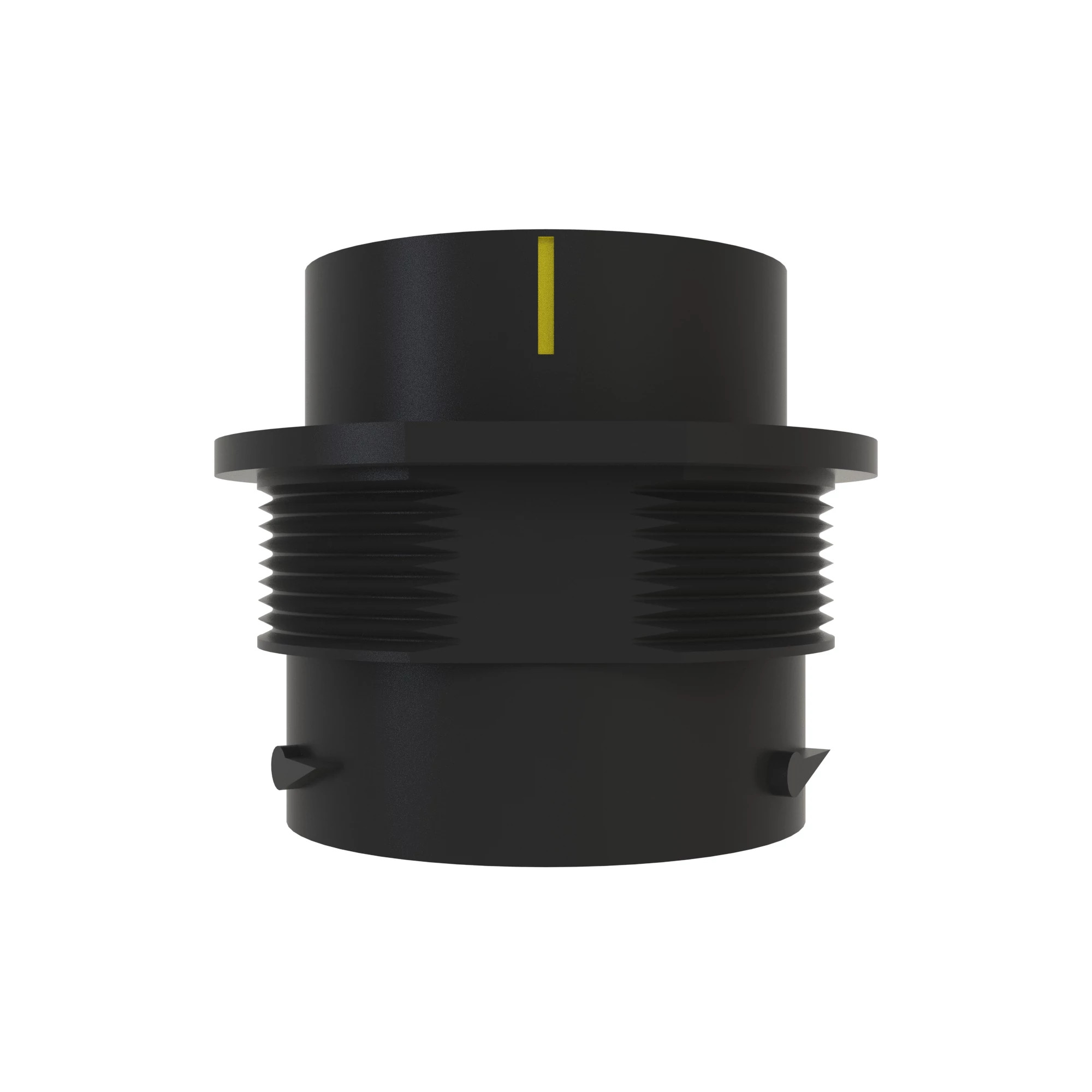 CONN DEUTSCH HDP20 23W FS BLK PLSTC