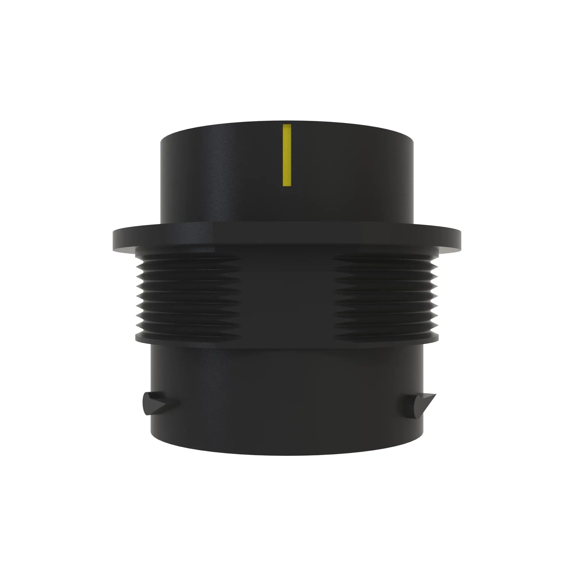 CONN DEUTSCH HDP20 23W FS BLK PLSTC