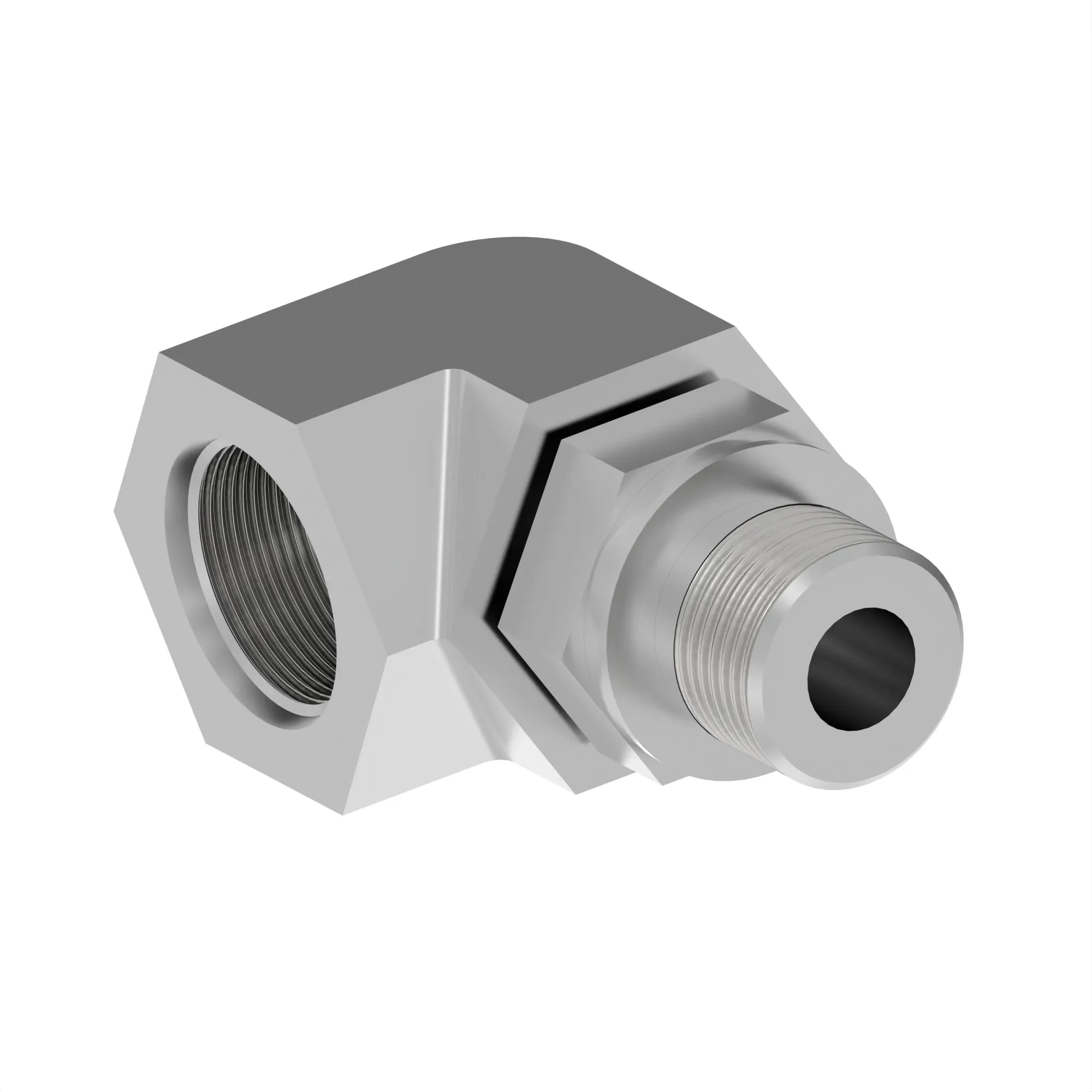 ELBOW FITTING, M18 TO FEMALE -8 ORB