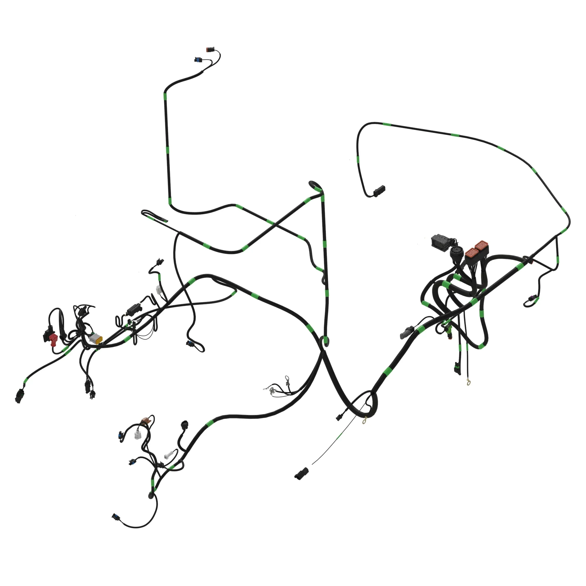 John Deere Engine Frame Transmission Harness with Axle - AT556942