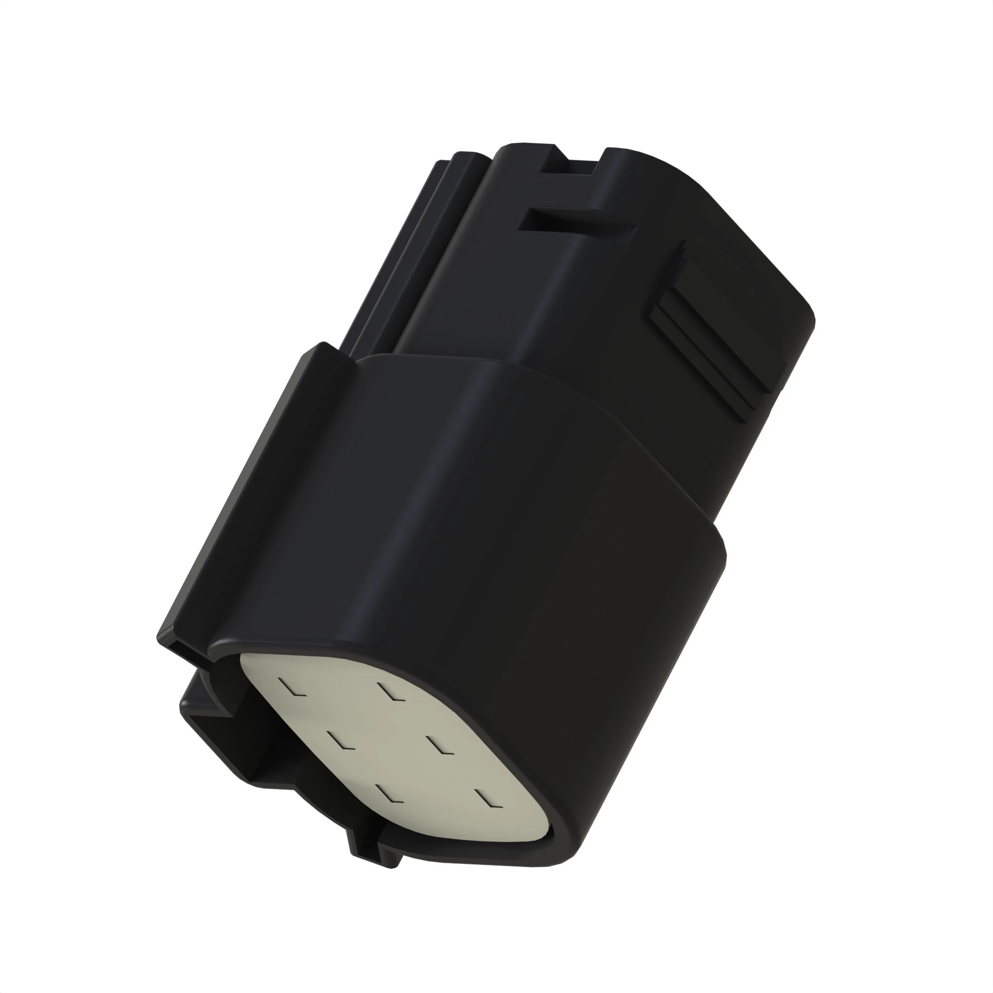 CONN MOLEX MX150 6W FS BLK PLSTC