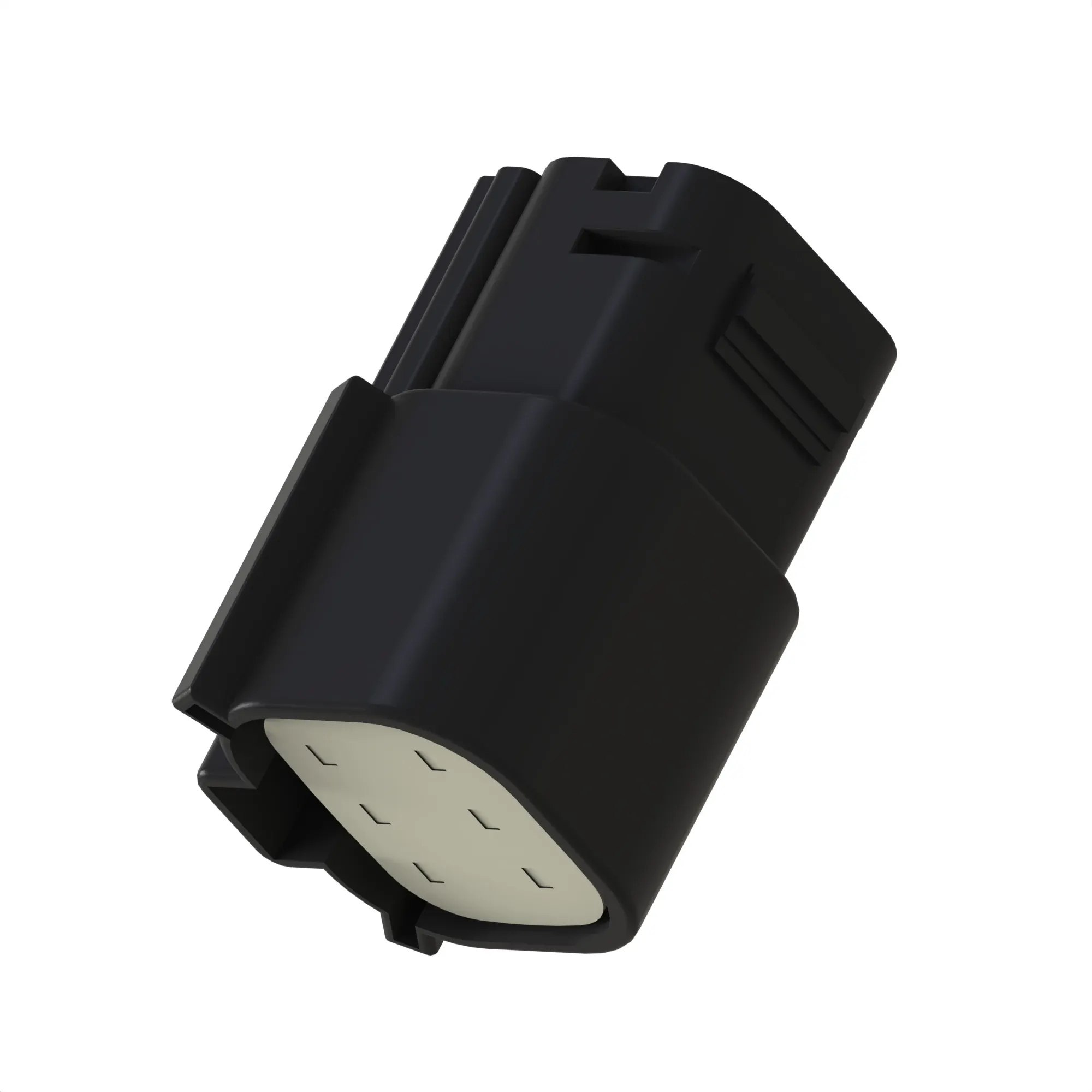 CONN MOLEX MX150 6W FS BLK PLSTC