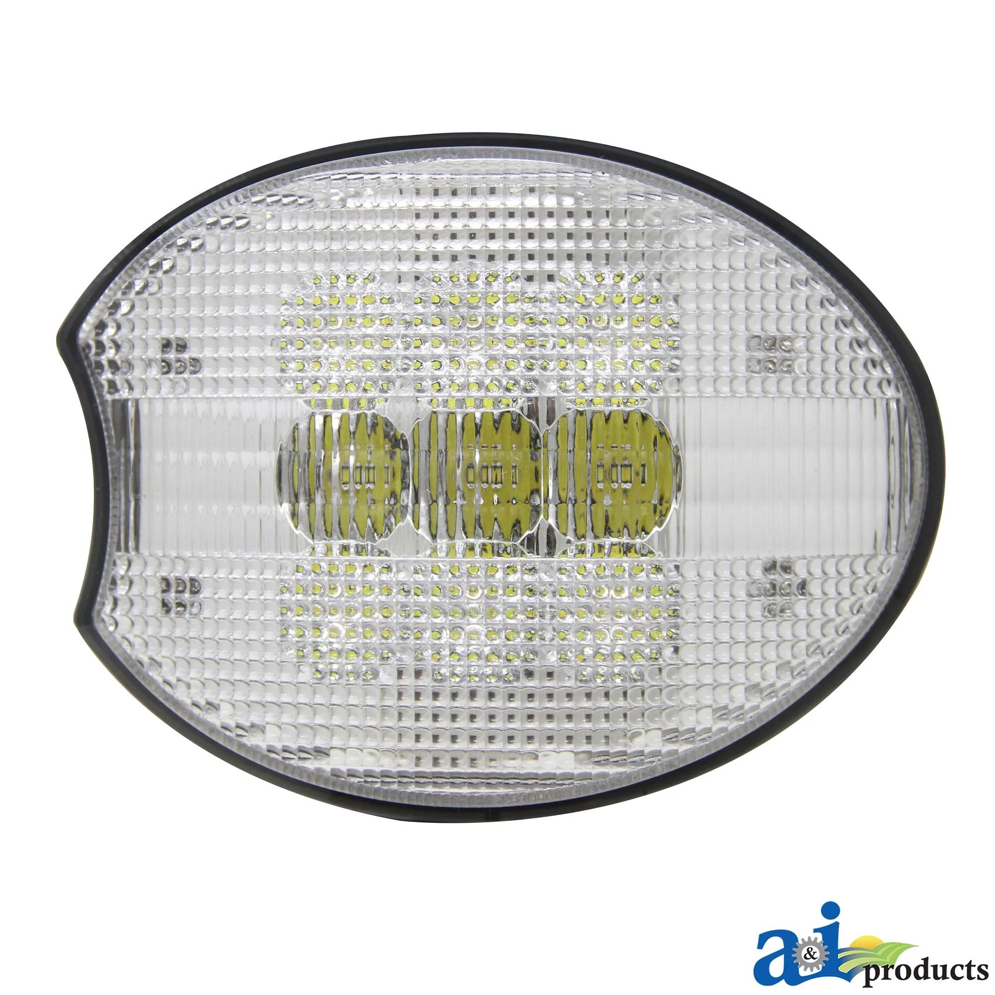 A&I Products Oval LED Flood Lamp, Left Side - A-WL5361L