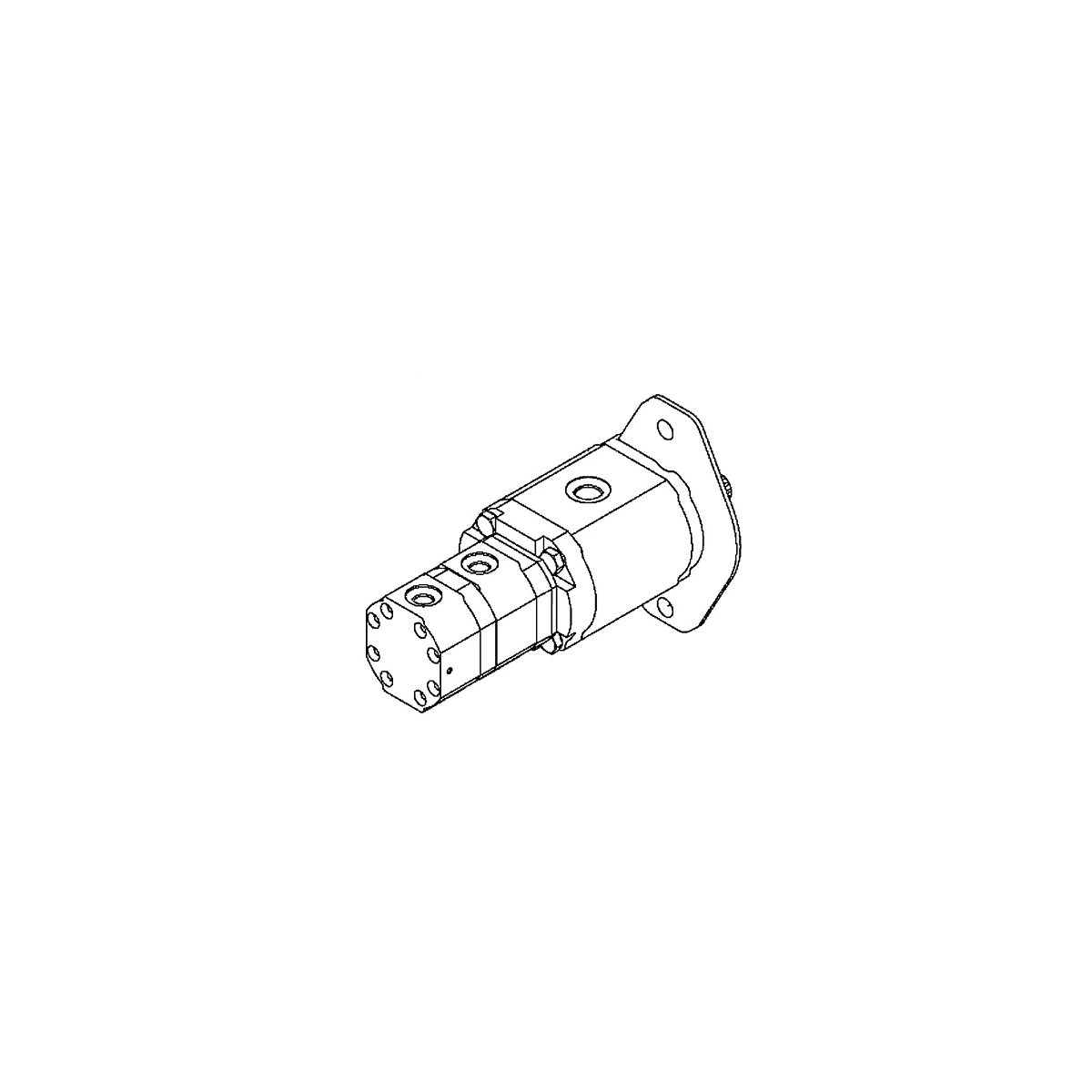 Fan Drive W/Axle Pump Mnt.-Service