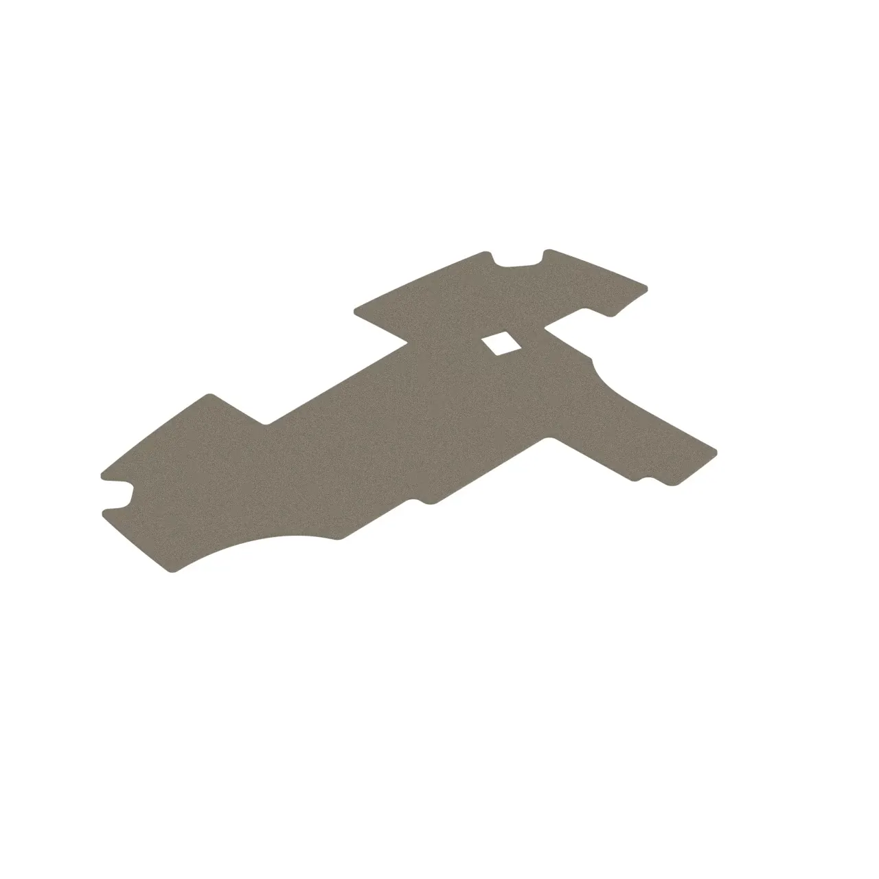 John Deere Carpet Floormat with Foot Throttle - RE346238