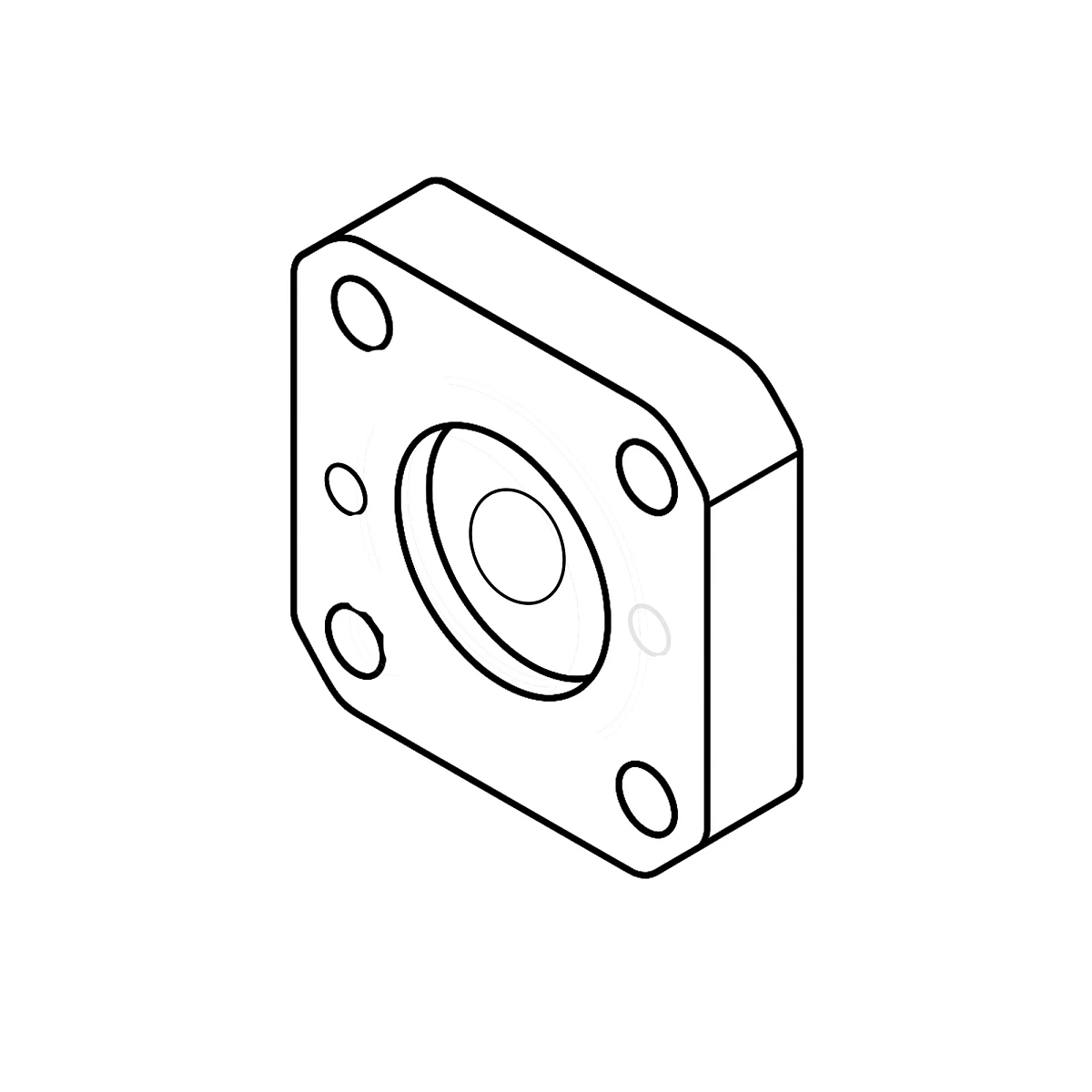 Flange, Pump