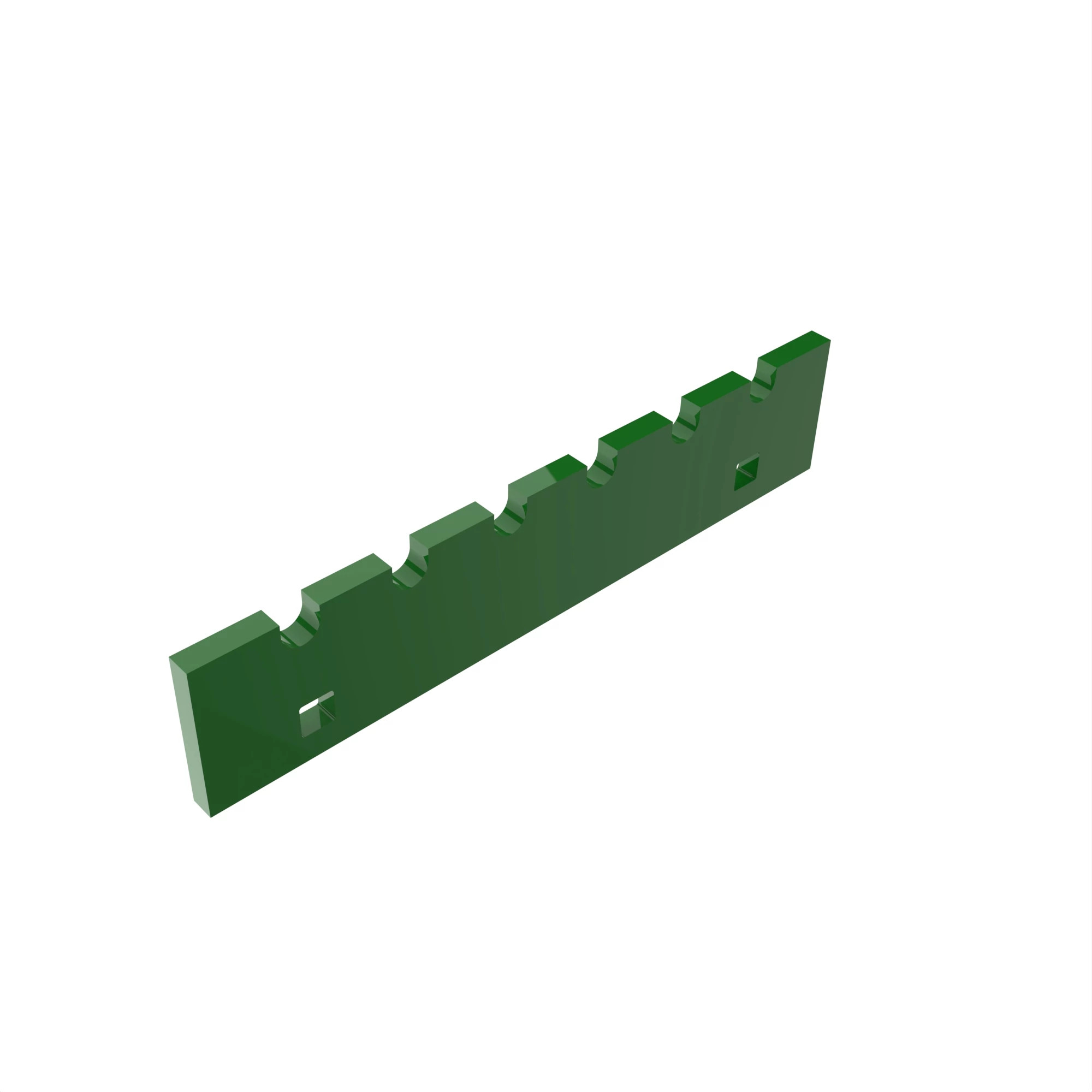 John Deere Feed Accelerator Serrated Wear Plate - H165407