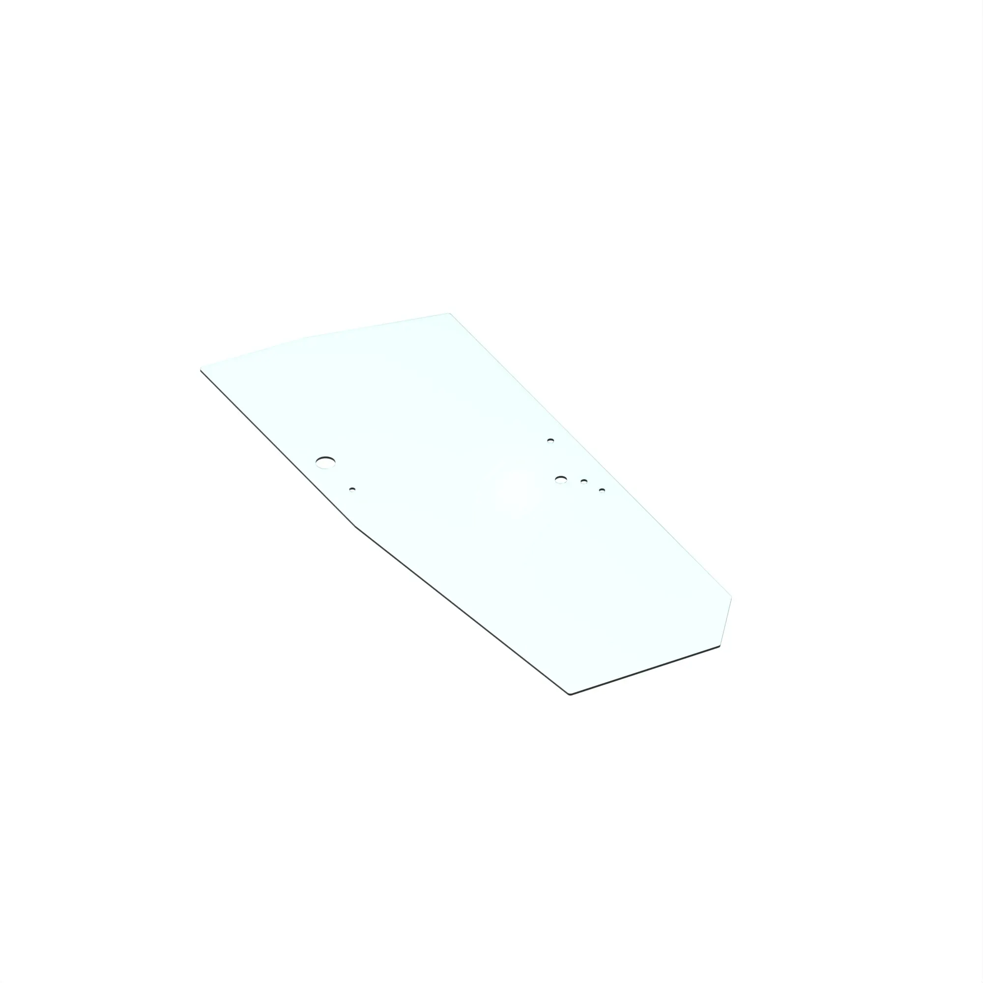 T386400: Right Side Door Glass Windowpane