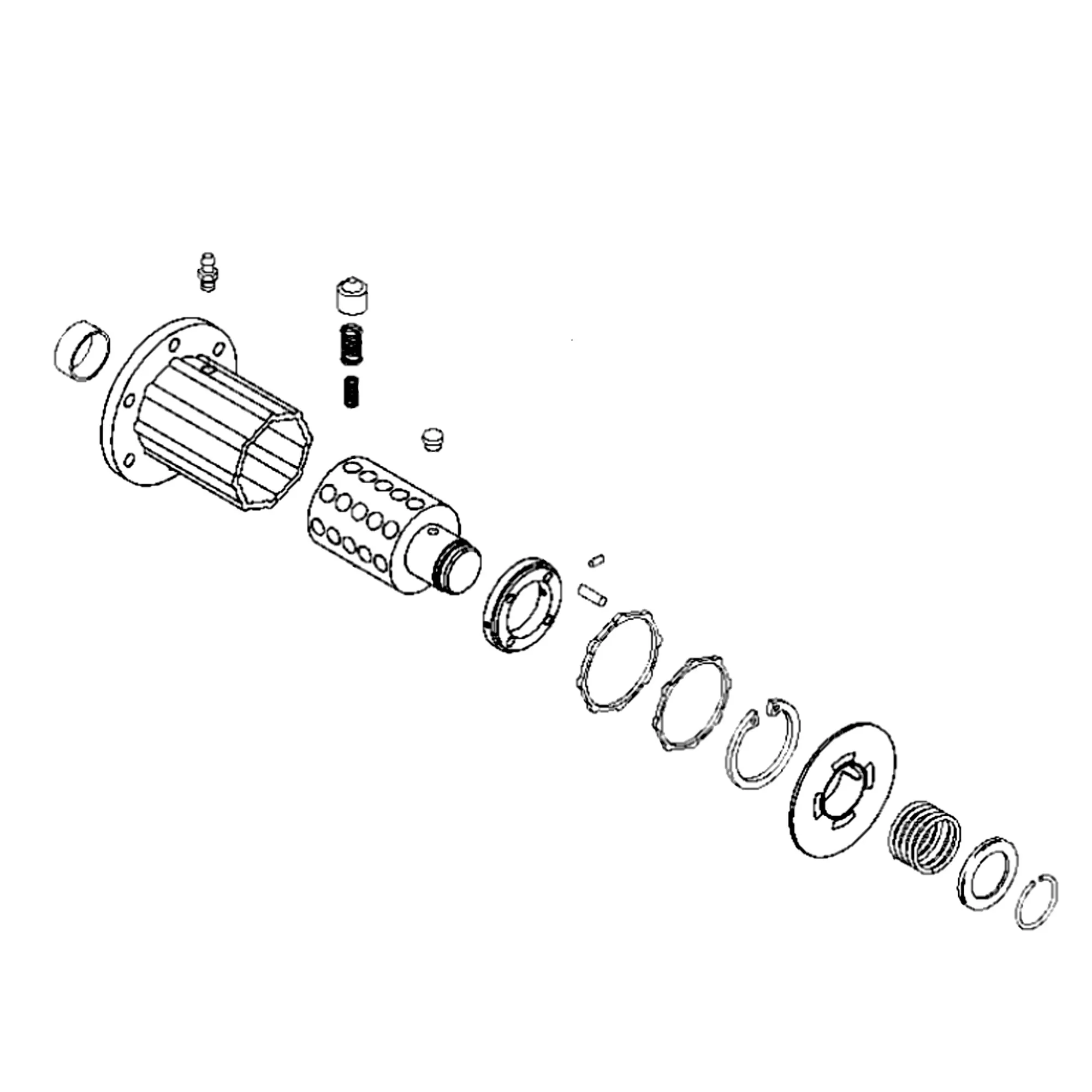 John Deere Upper Feed Roll Drive Slip Clutch - AE45994