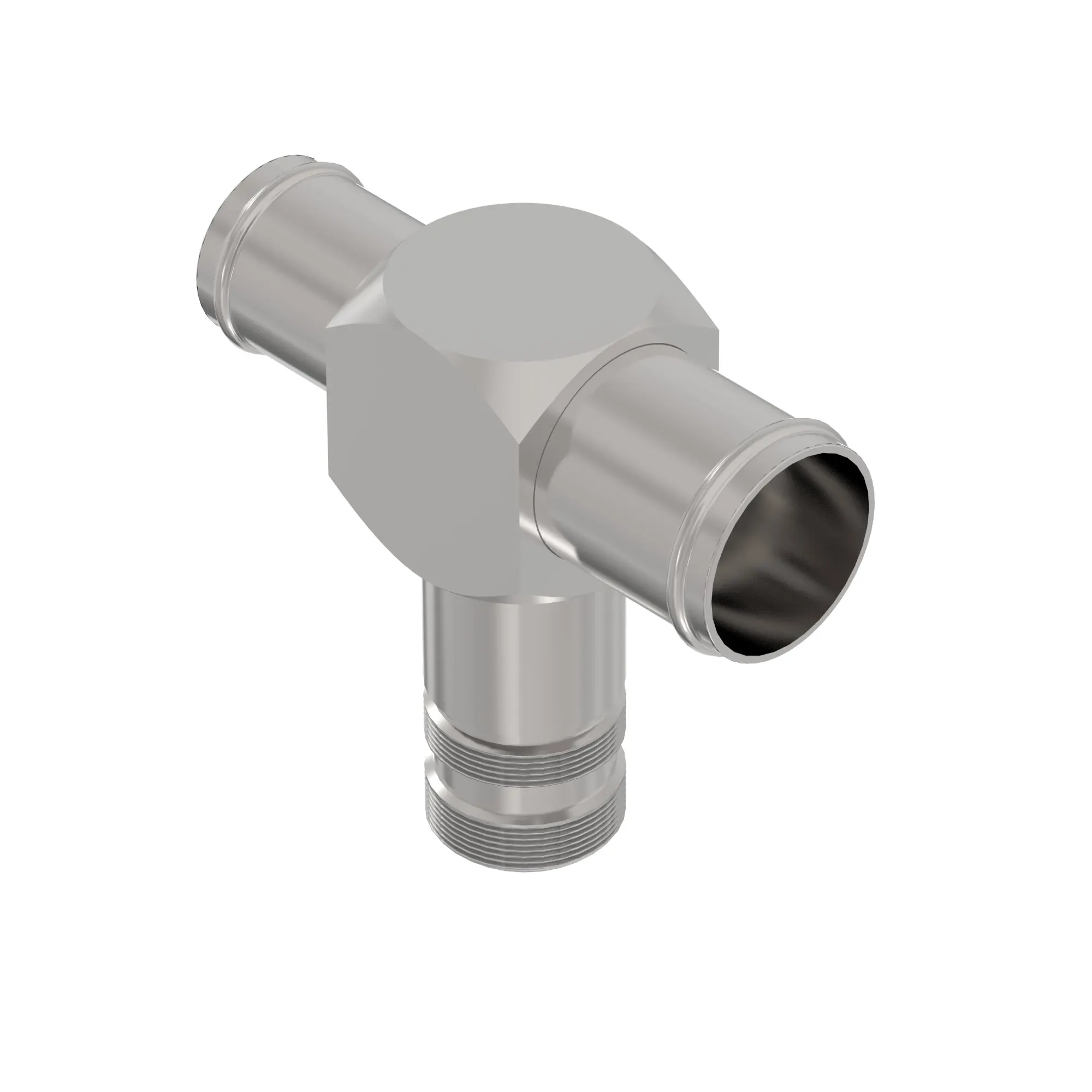 John Deere Adjustable External Thread Tee Fitting - T356694
