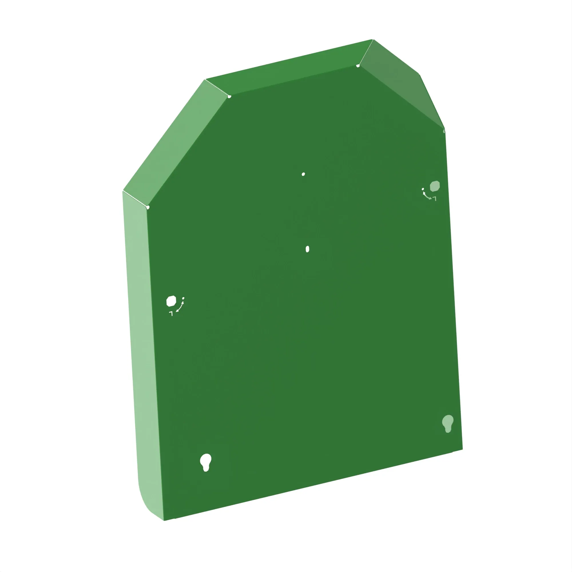 SHIELD, DISCHARGE BEATER