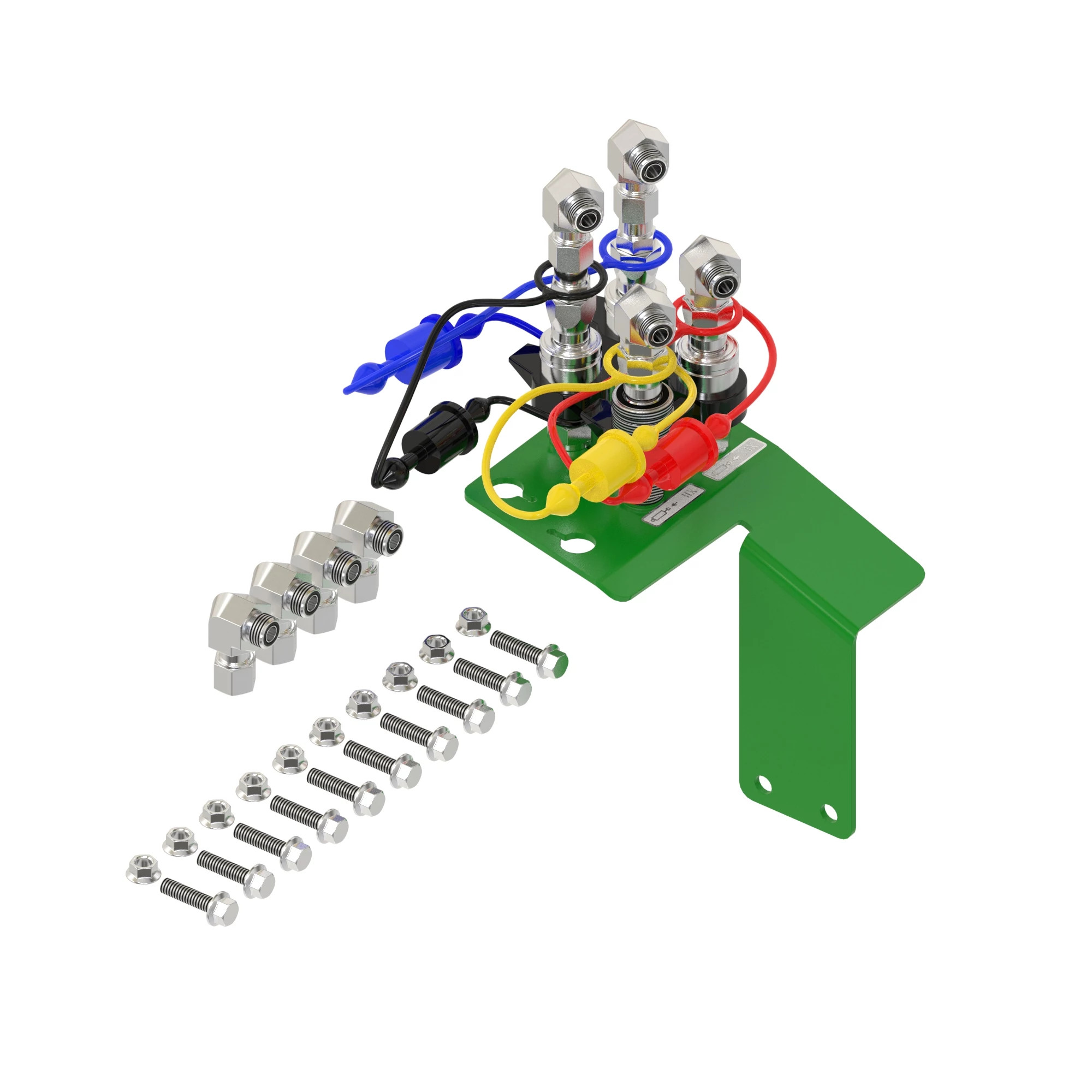 BW16052: 2-Function Hydraulic Quick-Connect Coupler Attachment