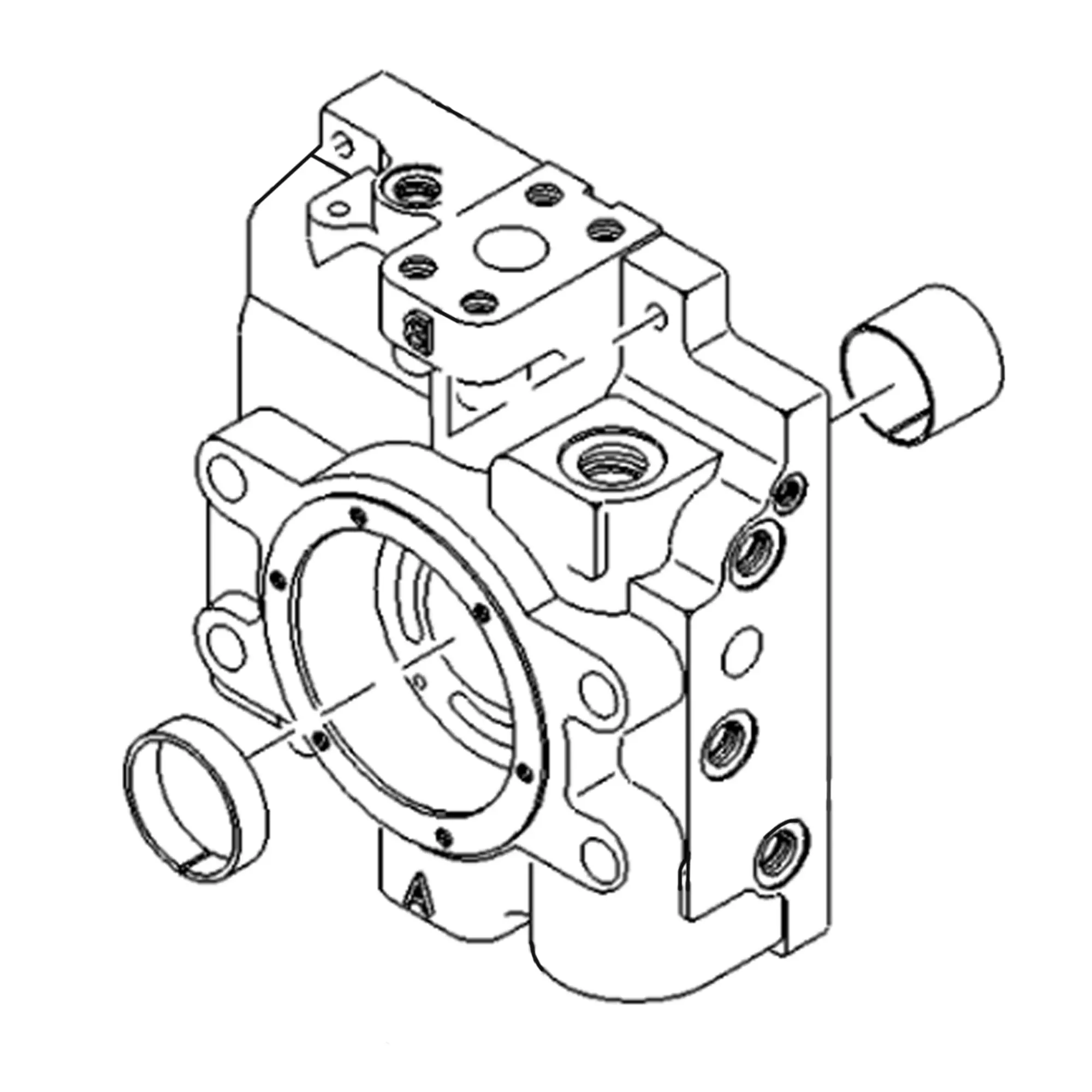 John Deere Side Port End Cap - AKK10507