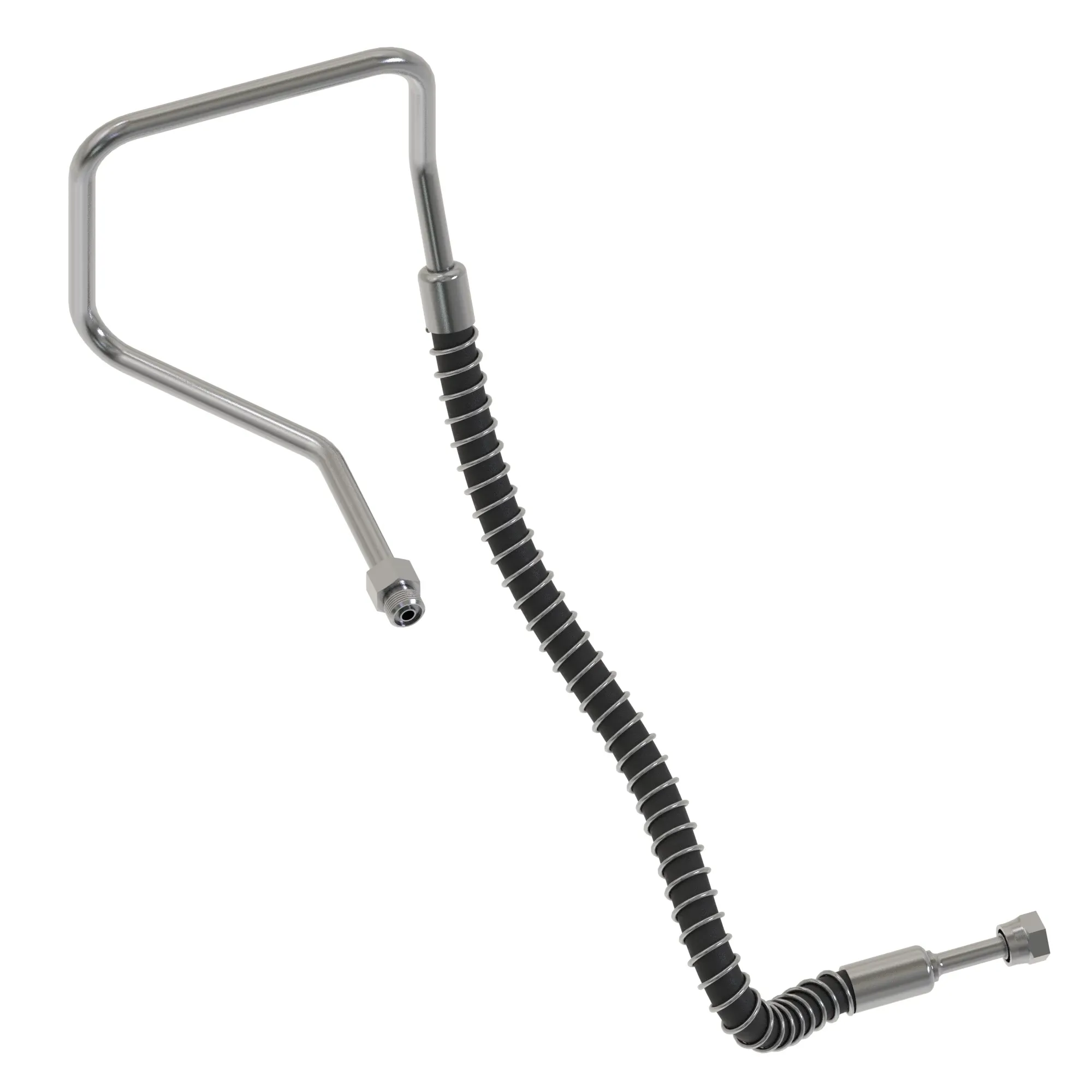 John Deere Steering Valve RH Hydraulic Hose - SJ29676