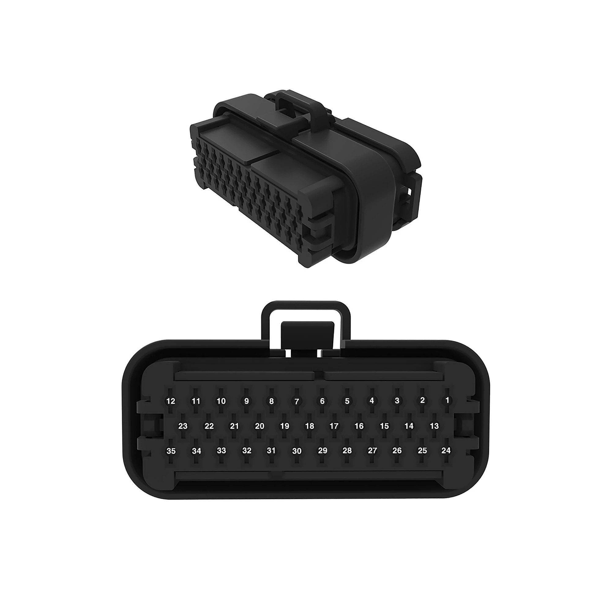 CONN TYCO AMPSEAL 35W MS BLK PLSTC