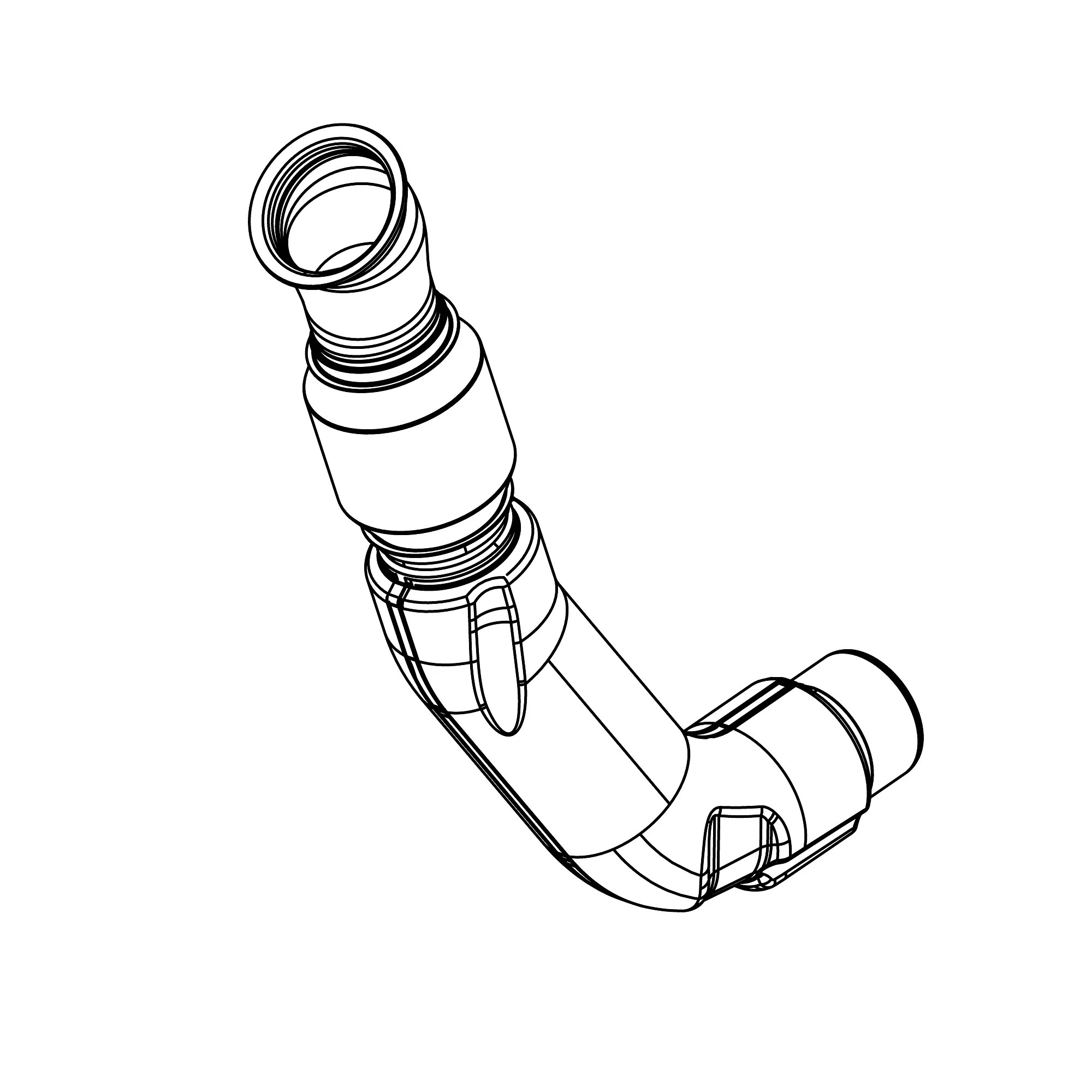 John Deere DOC Exhaust Tube - AL222323